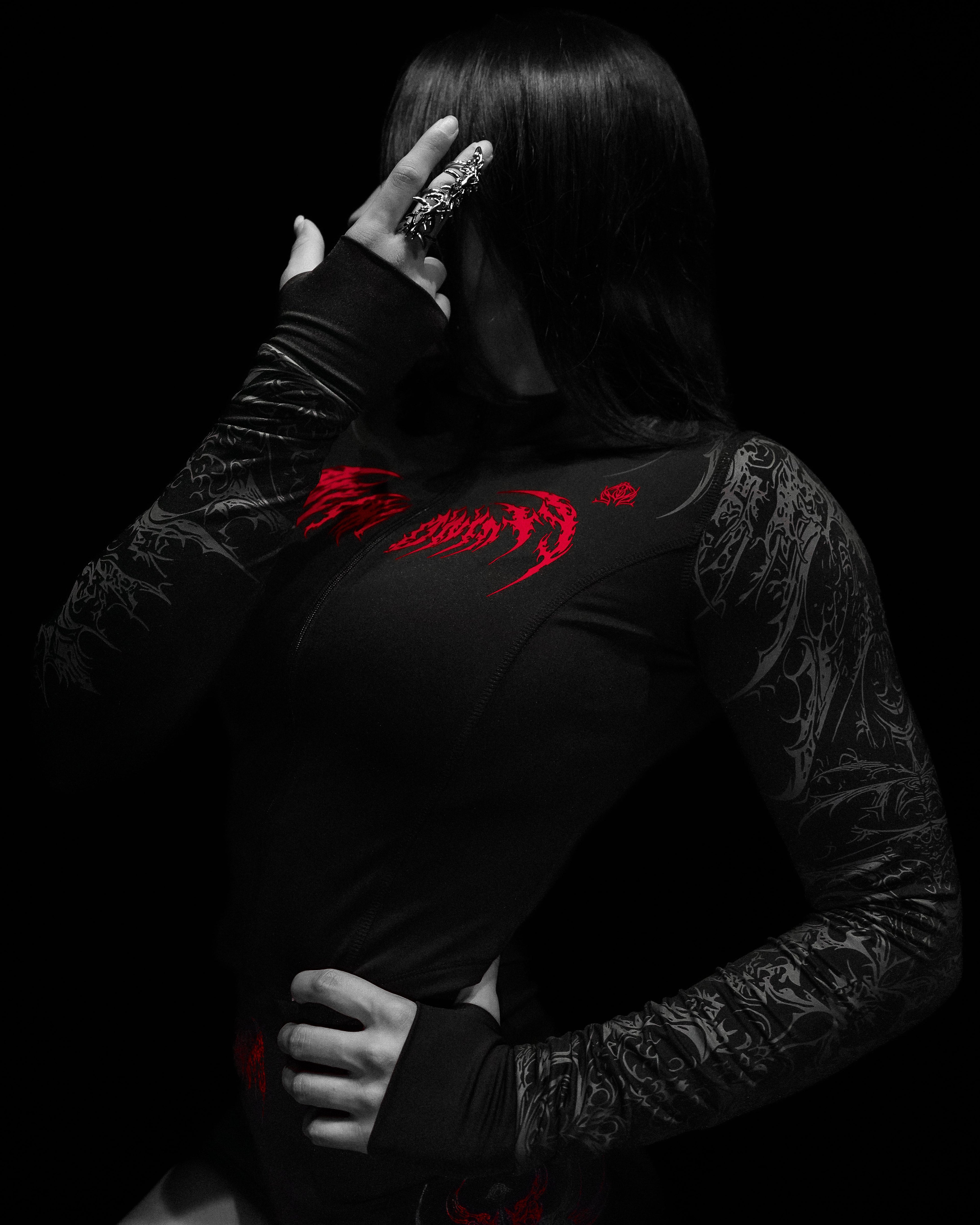 Women's Void Tech™ Cathedral Zip-up Compression Jacket [NIGHTMARE]