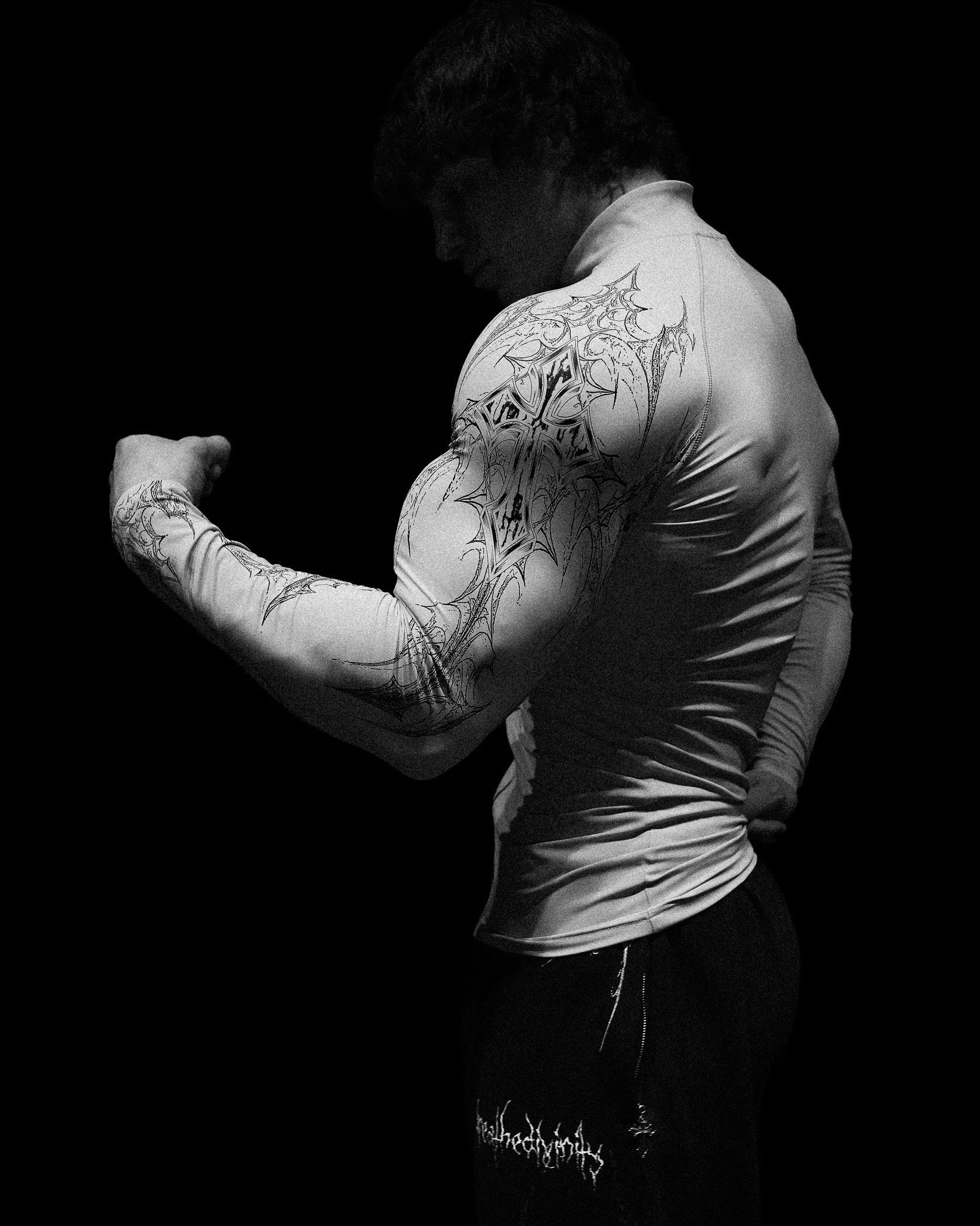 Void Tech™ Vampire Hunter Zip-up Compression [SILVER]