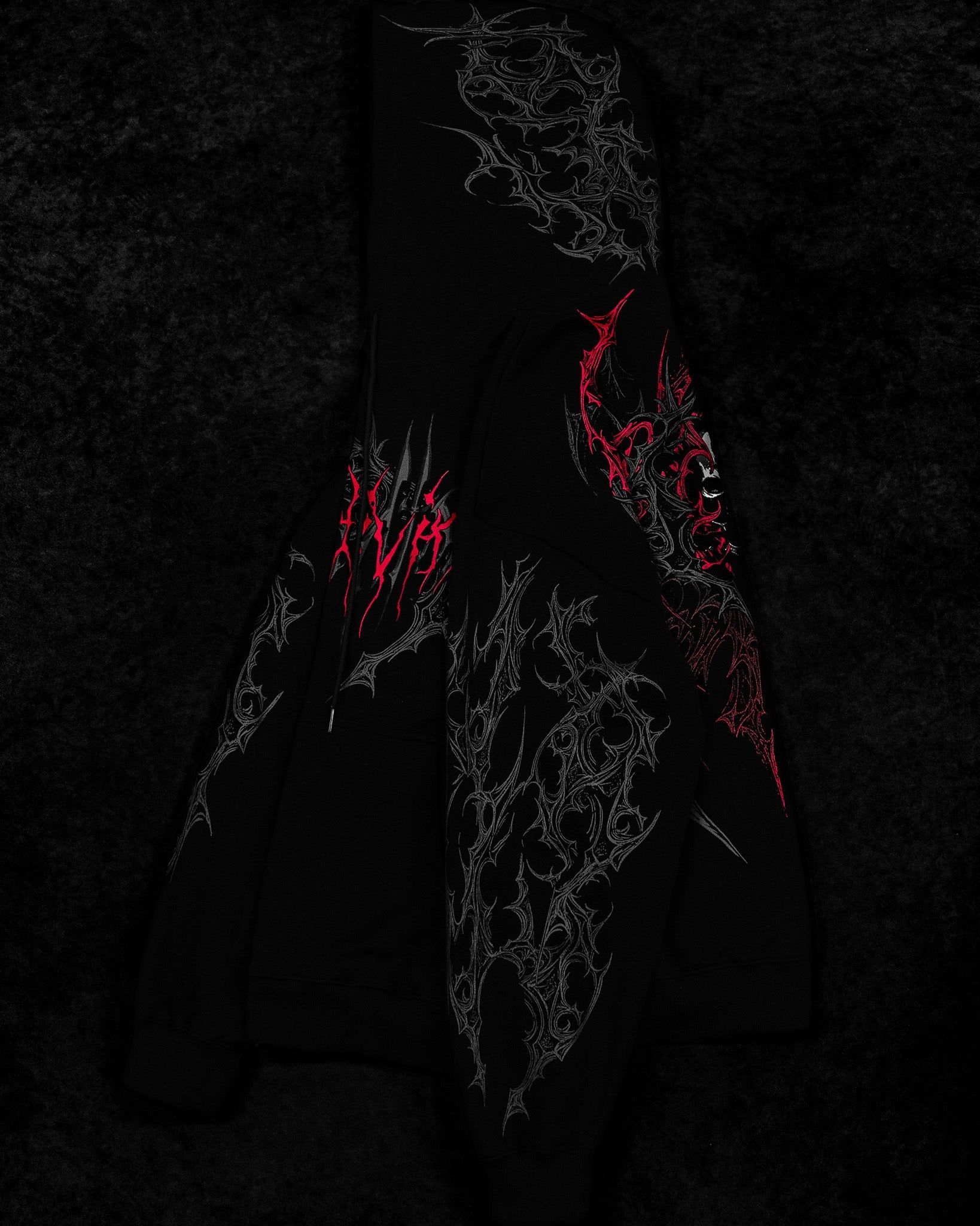 Deathwing Oversized Zip-up Hoodie [NIGHTMARE]