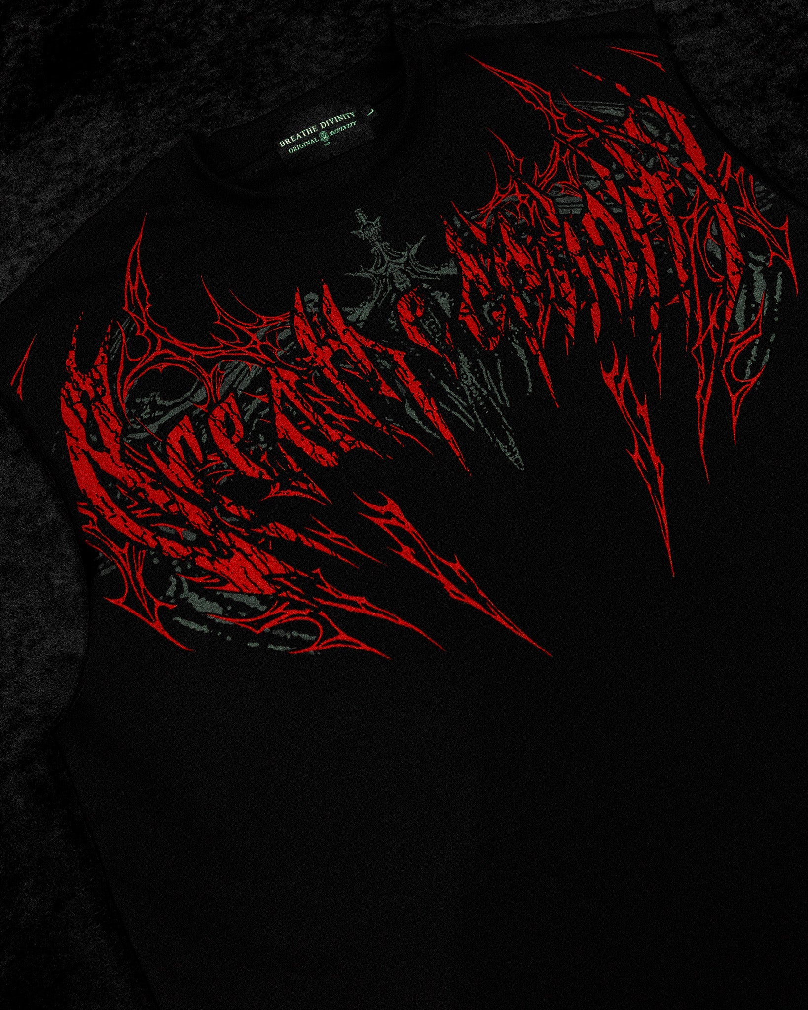 Death Eater Oversized Cutoff tee [NIGHTMARE]