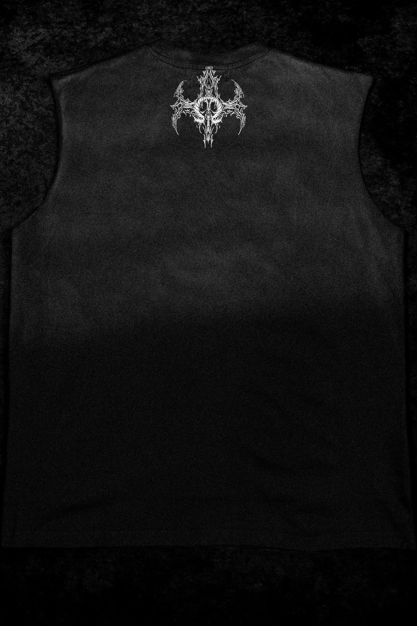 Death Eater Oversized Cutoff tee [SMOKE]