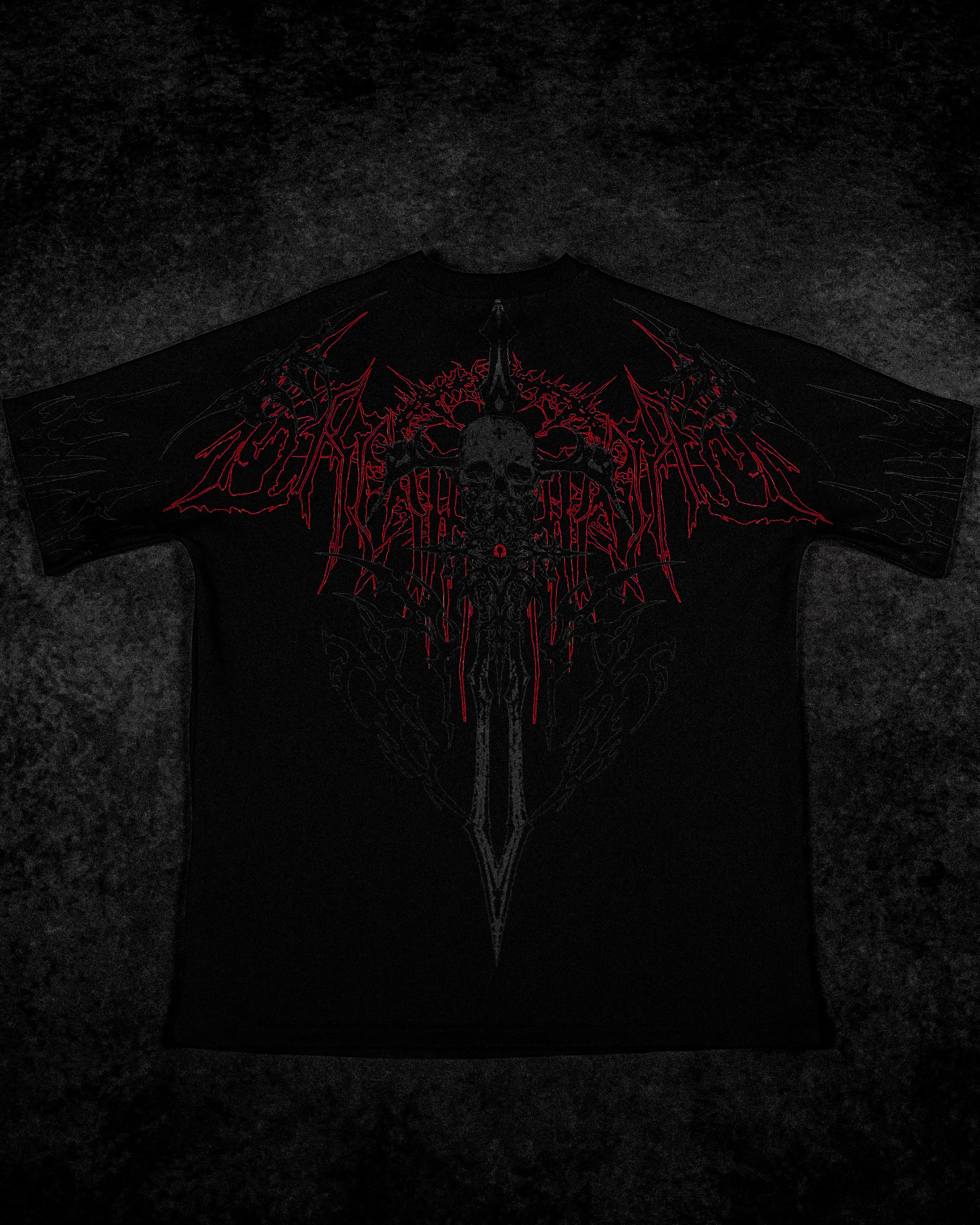 Bone Splitter Oversized T-shirt [NIGHTMARE]
