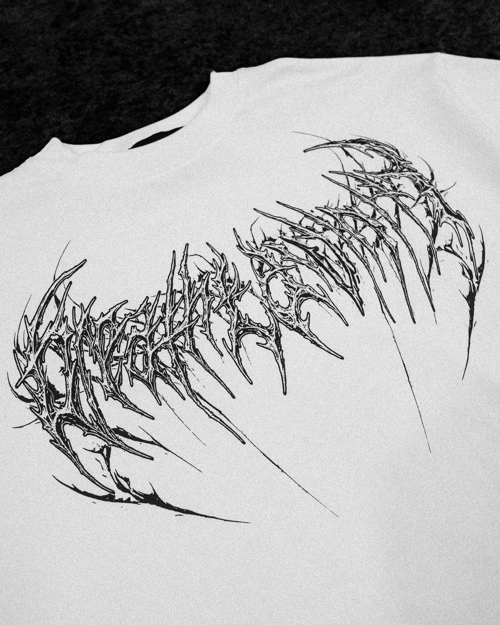Dark Cathedral Oversized T-shirt [DIVINE WHITE]