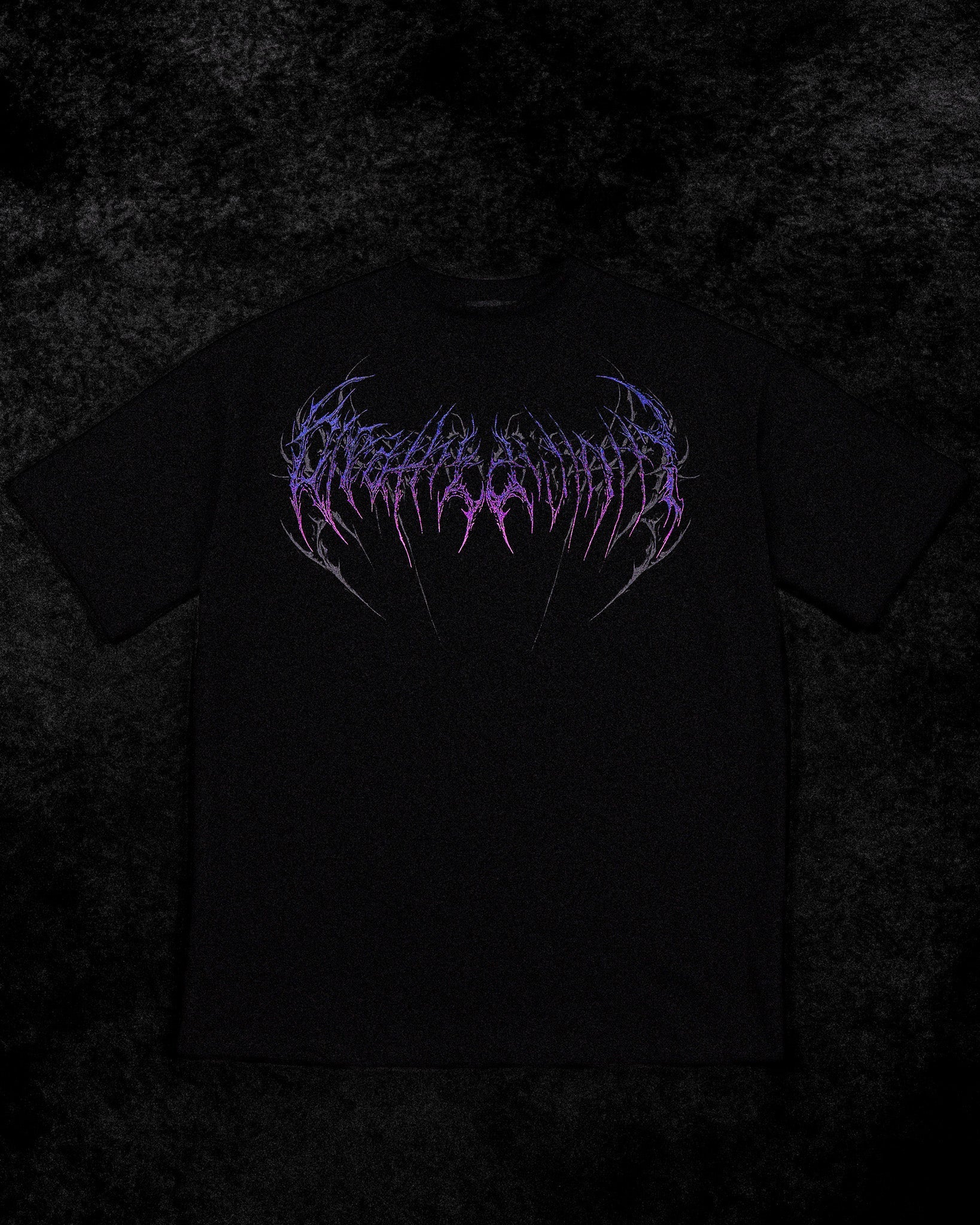Dark Cathedral Oversized T-shirt [HOLLOW PURPLE]