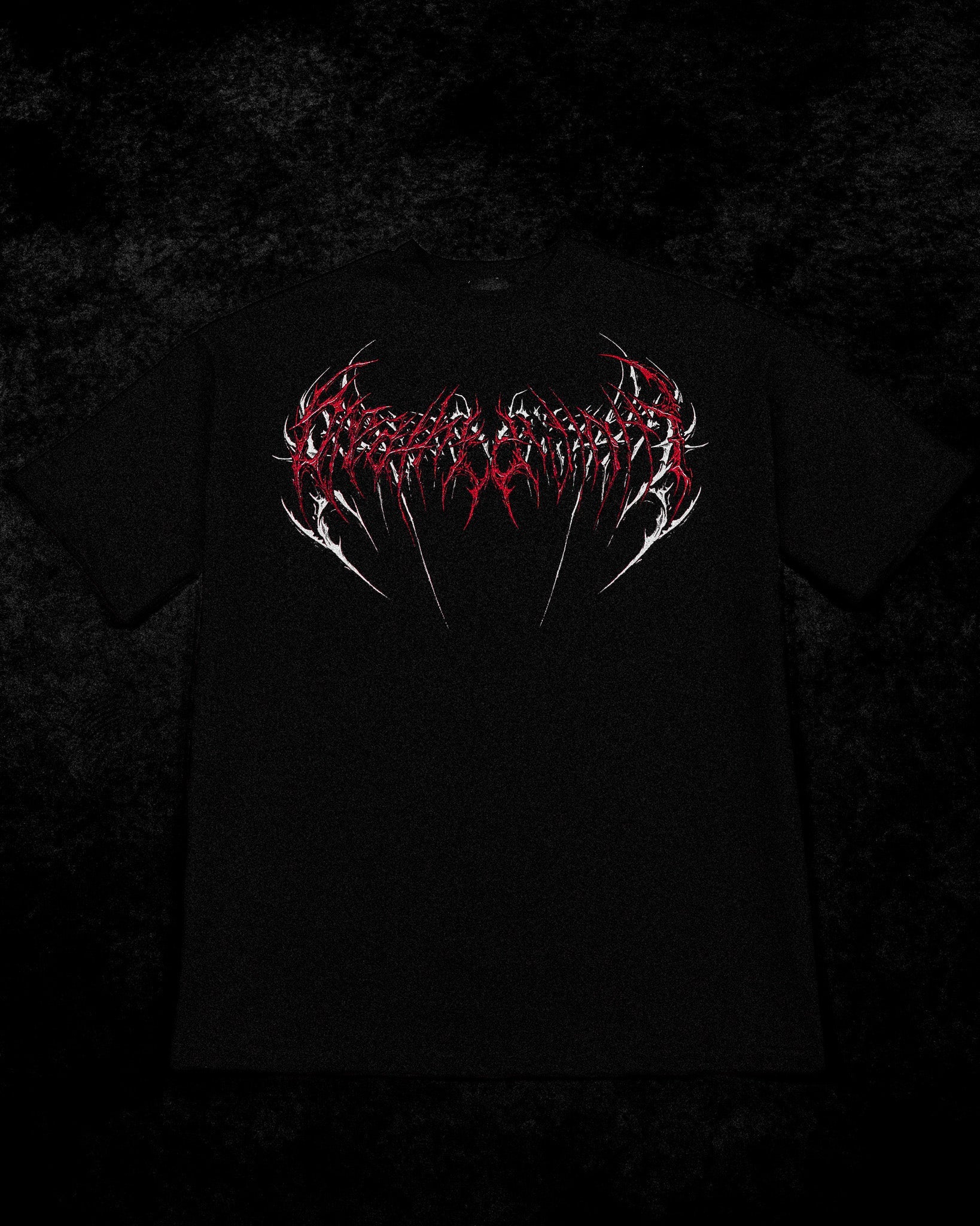 Dark Cathedral Oversized T-shirt [HEAVENLY RED]