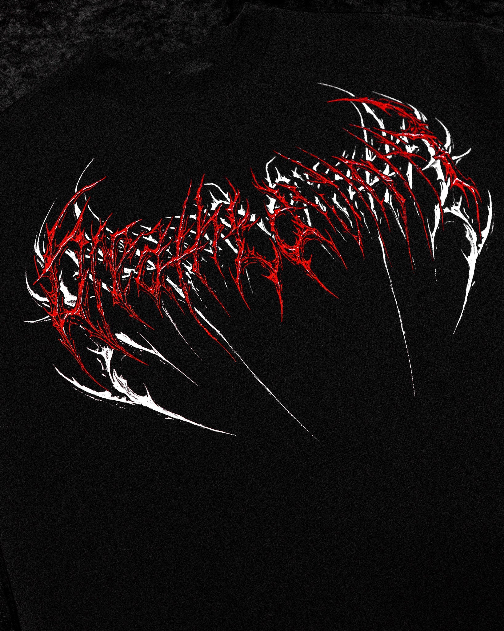 Dark Cathedral Oversized T-shirt [HEAVENLY RED]