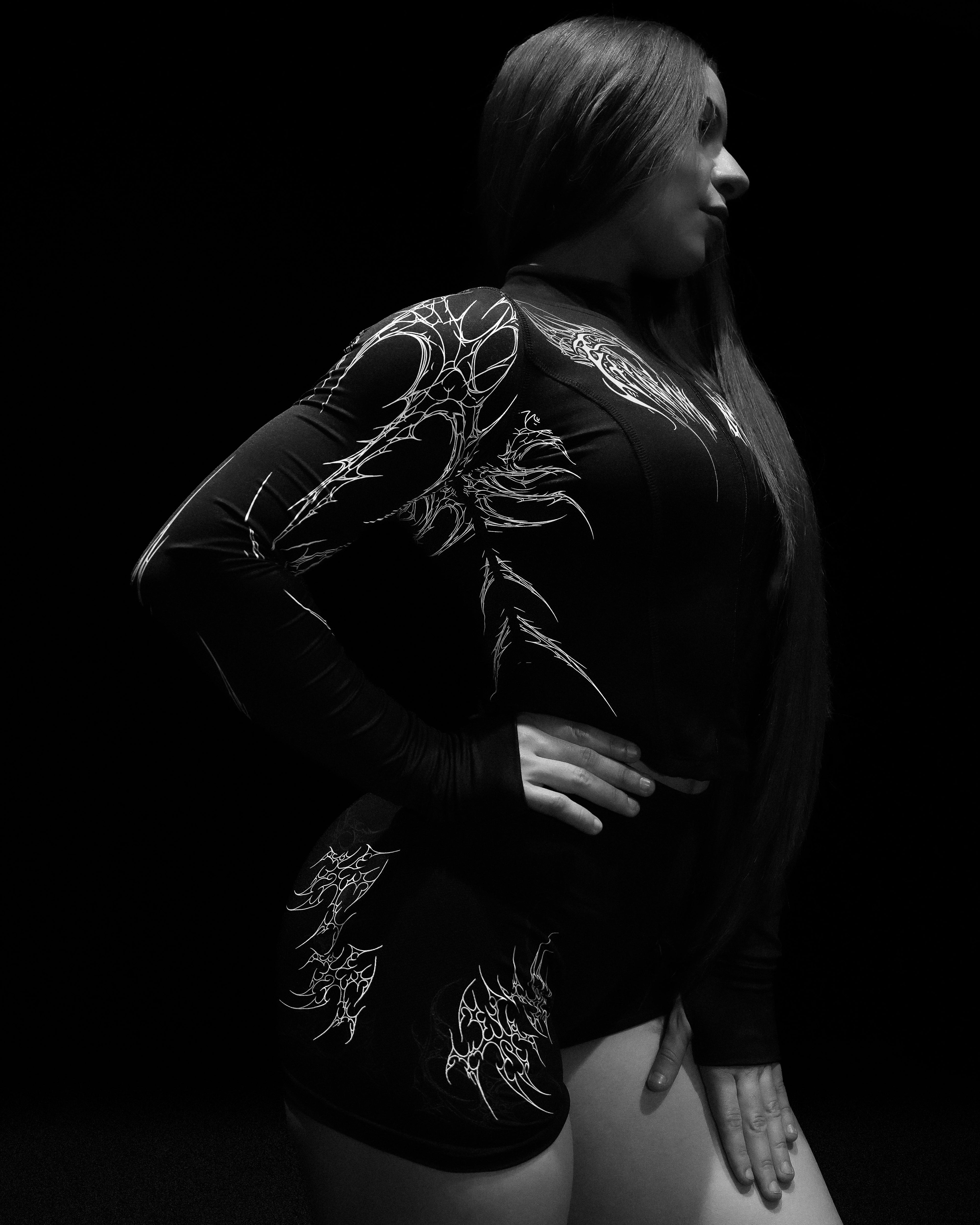 Women's Void Tech™ Moonveil Zip-up Compression jacket [VOID BLACK]