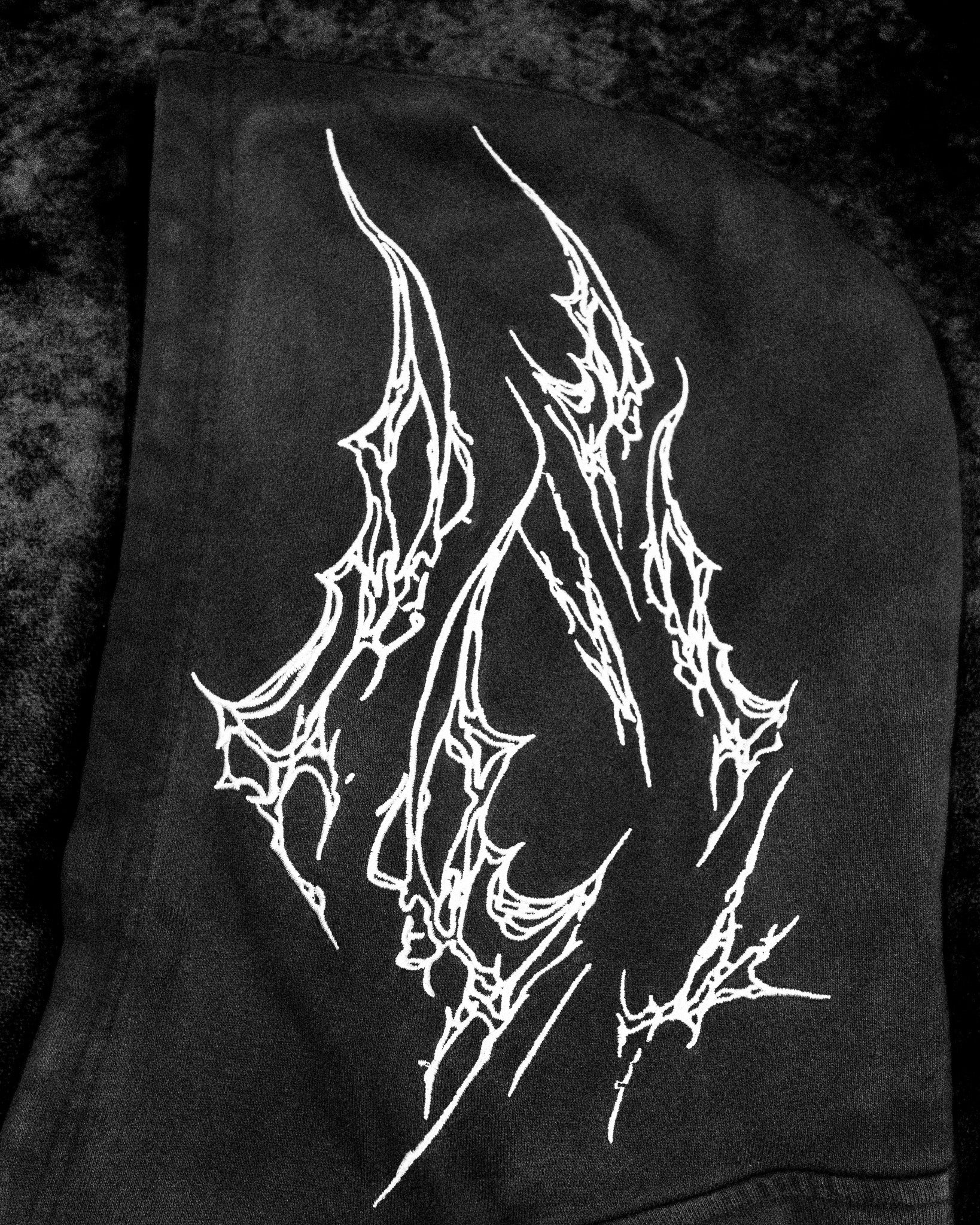 Kingslayer Oversized Zip-up hoodie [SMOKE]