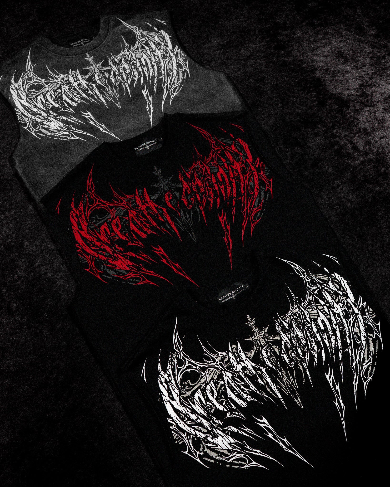 Death Eater Oversized Cutoff tee [NIGHTMARE]