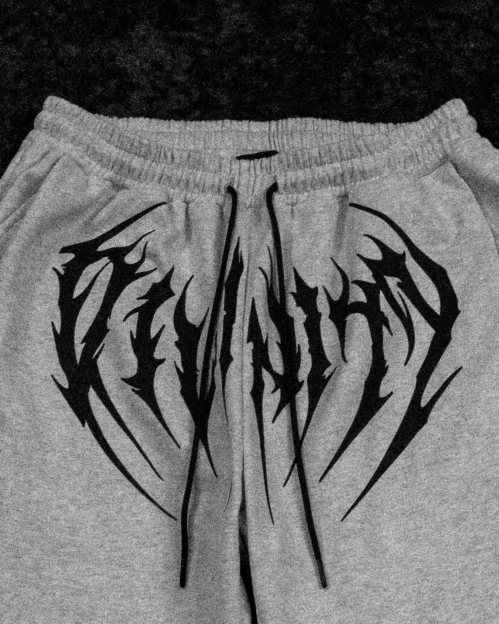 Nightstalker Banana Shape Uncuffed luxury sweatpants [HEATHER GREY]