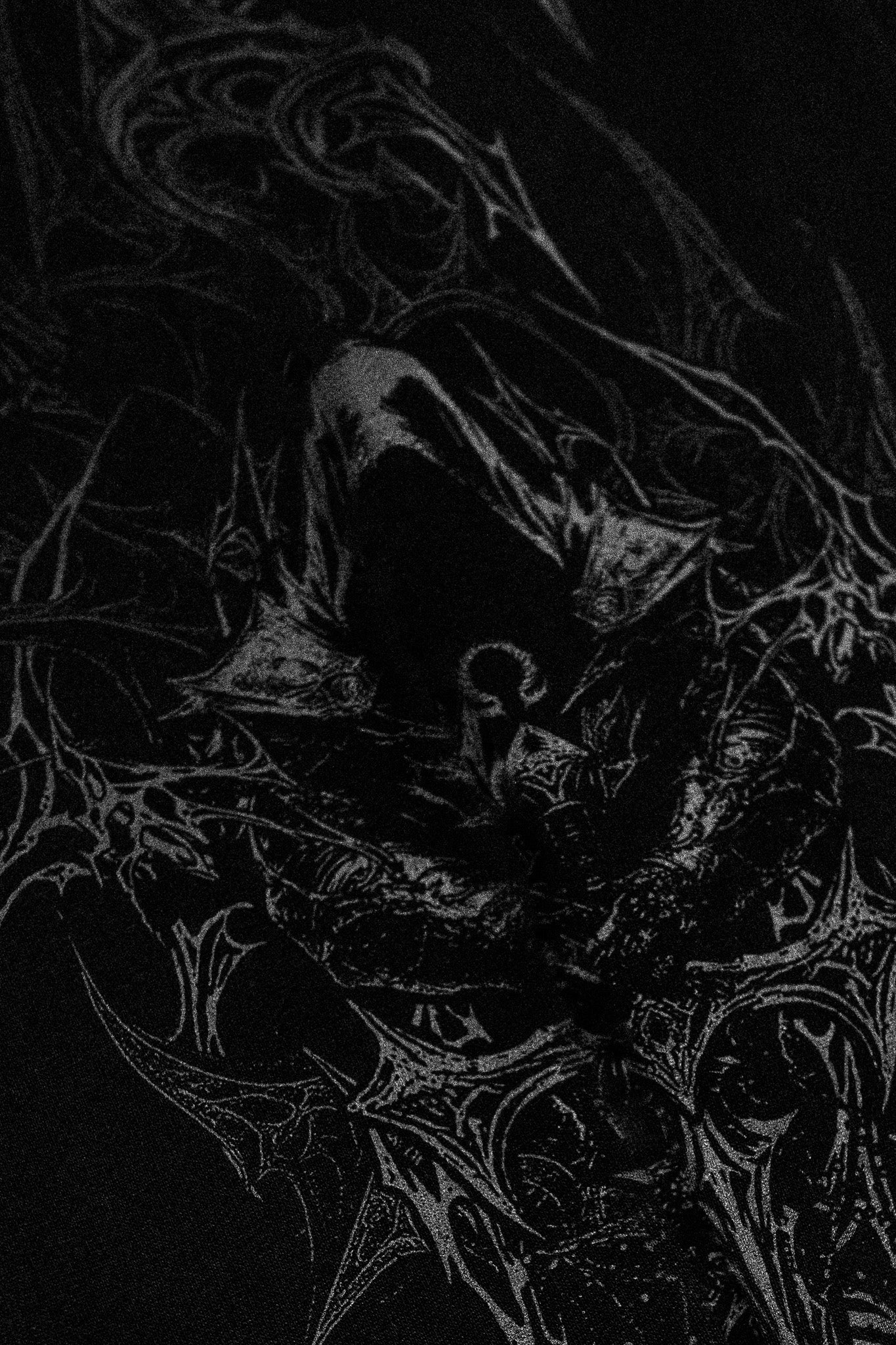 Banana Shape Deathkeeper Uncuffed sweatpants [DARKNESS]