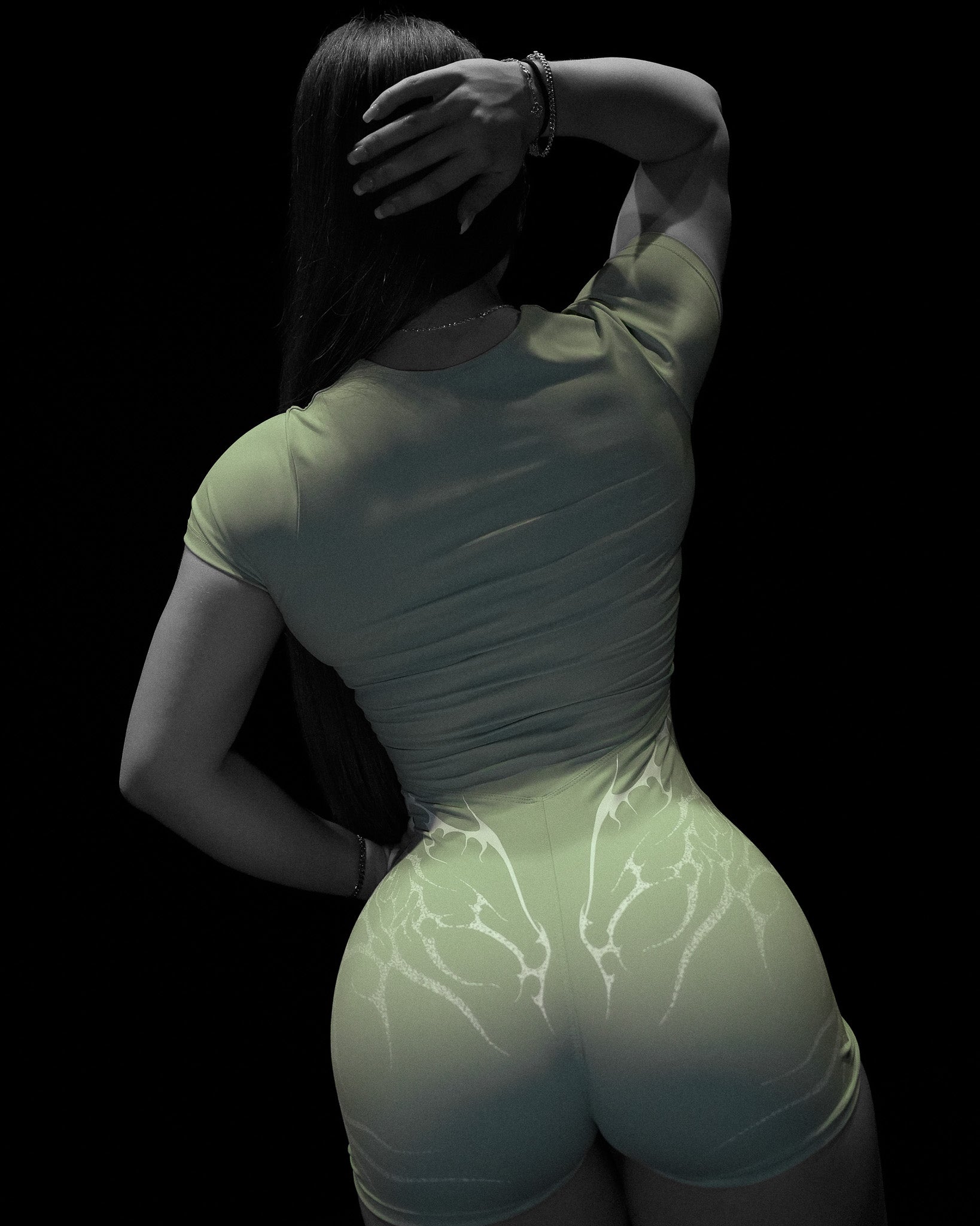 Women's Void Tech™ Cursemark Bodysuit [MATCHA]