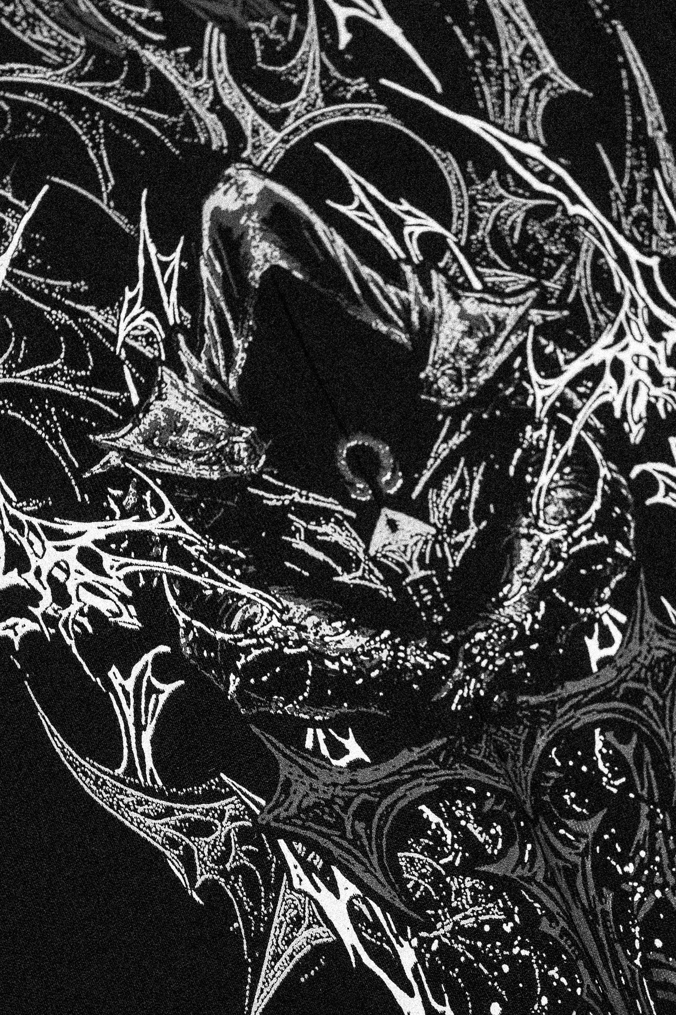 Banana Shape Deathkeeper Uncuffed sweatpants [VOID BLACK]