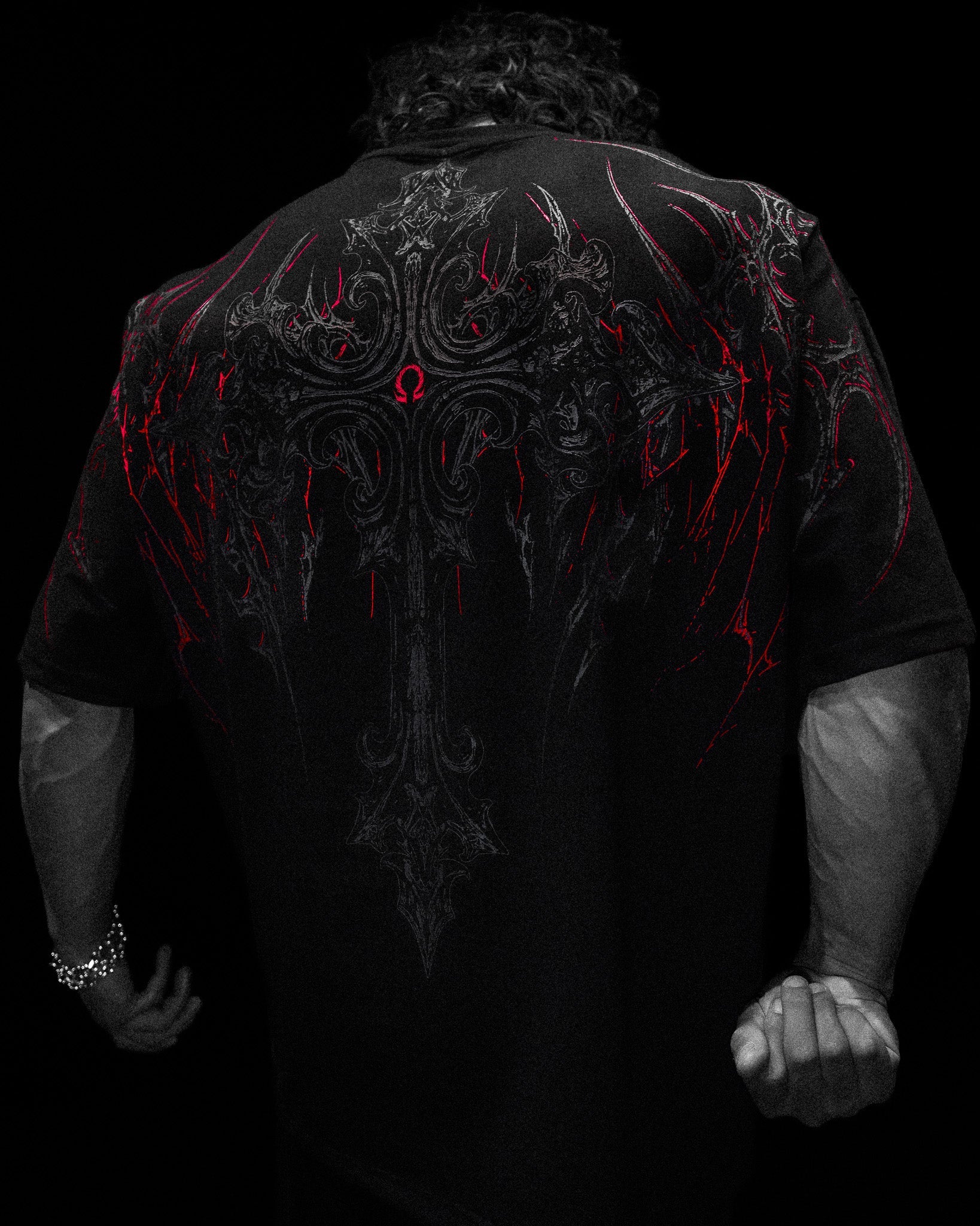 Dark Cathedral Oversized T-shirt [NIGHTMARE]
