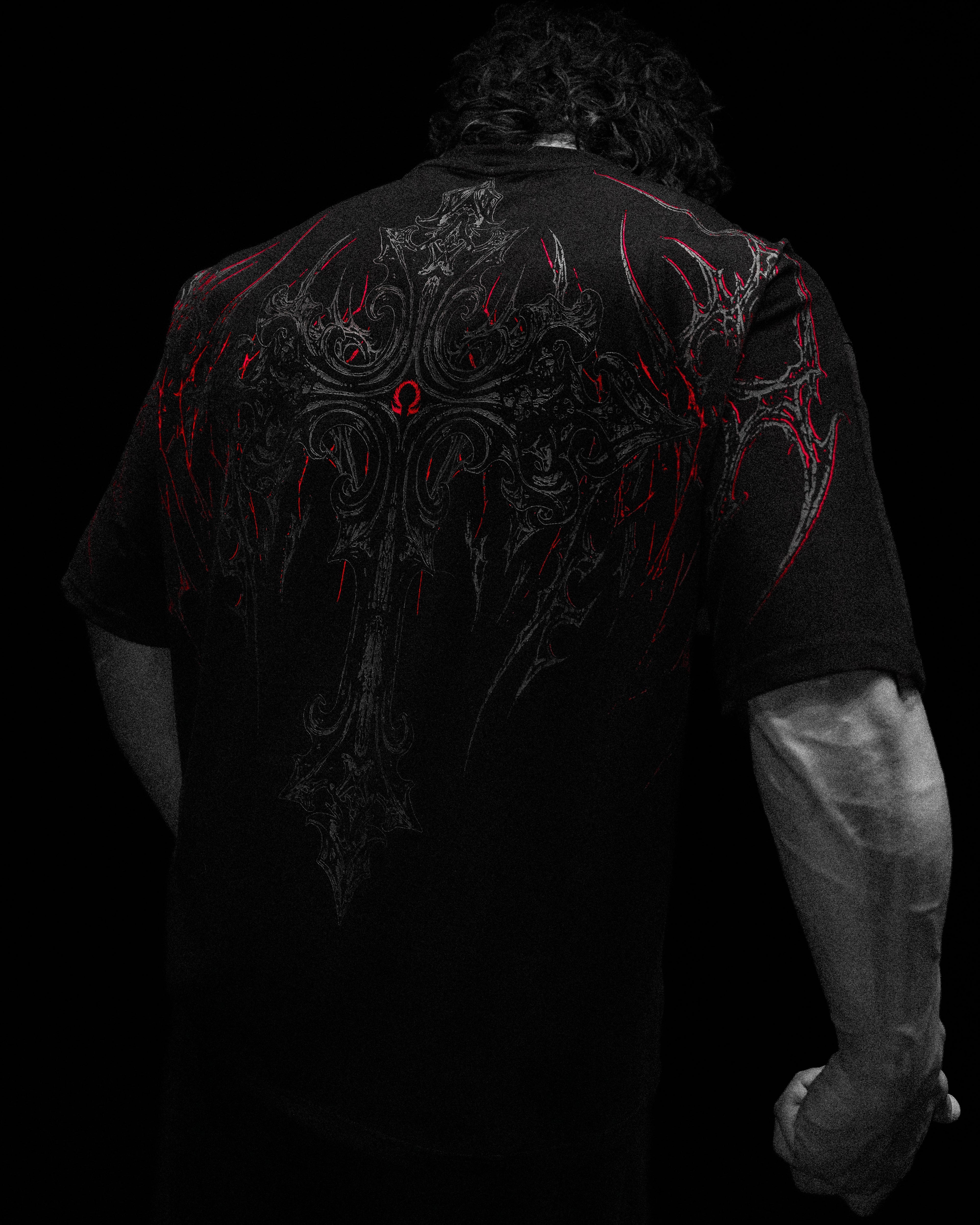 Dark Cathedral Oversized T-shirt [NIGHTMARE]