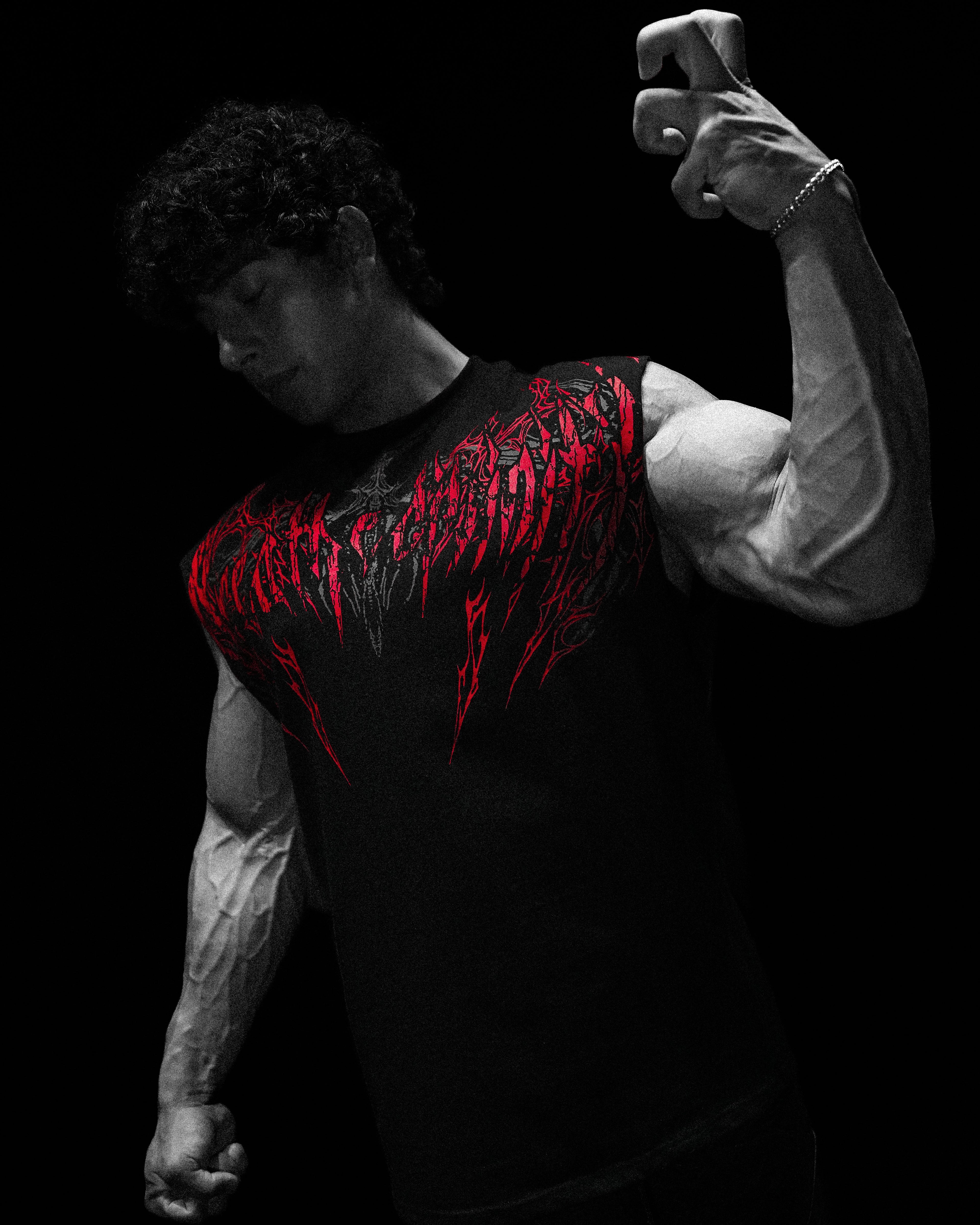 Death Eater Oversized Cutoff tee [NIGHTMARE]