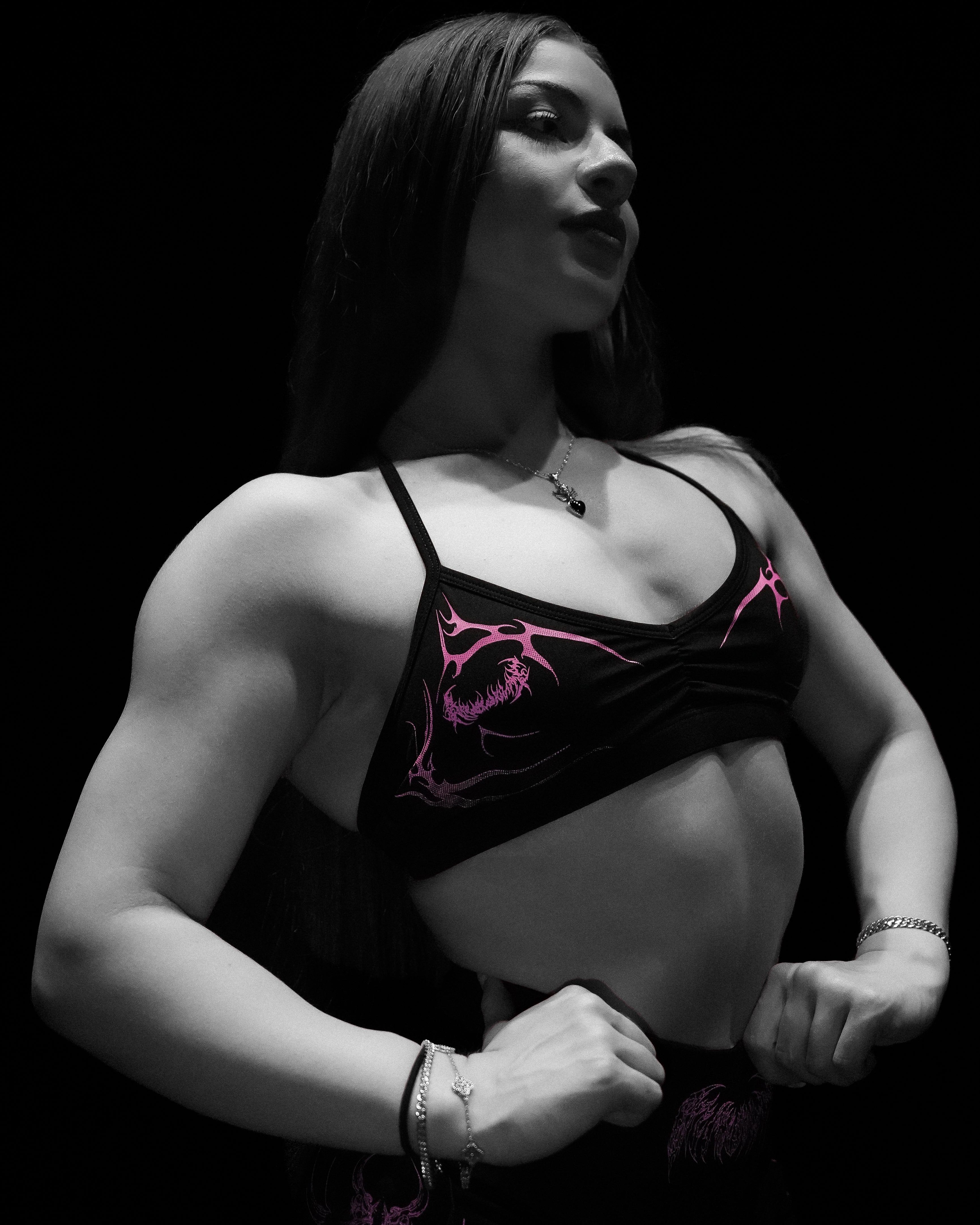 Women's Void Tech™ Cursemark Halter Sports Bra [BLOSSOM PINK]