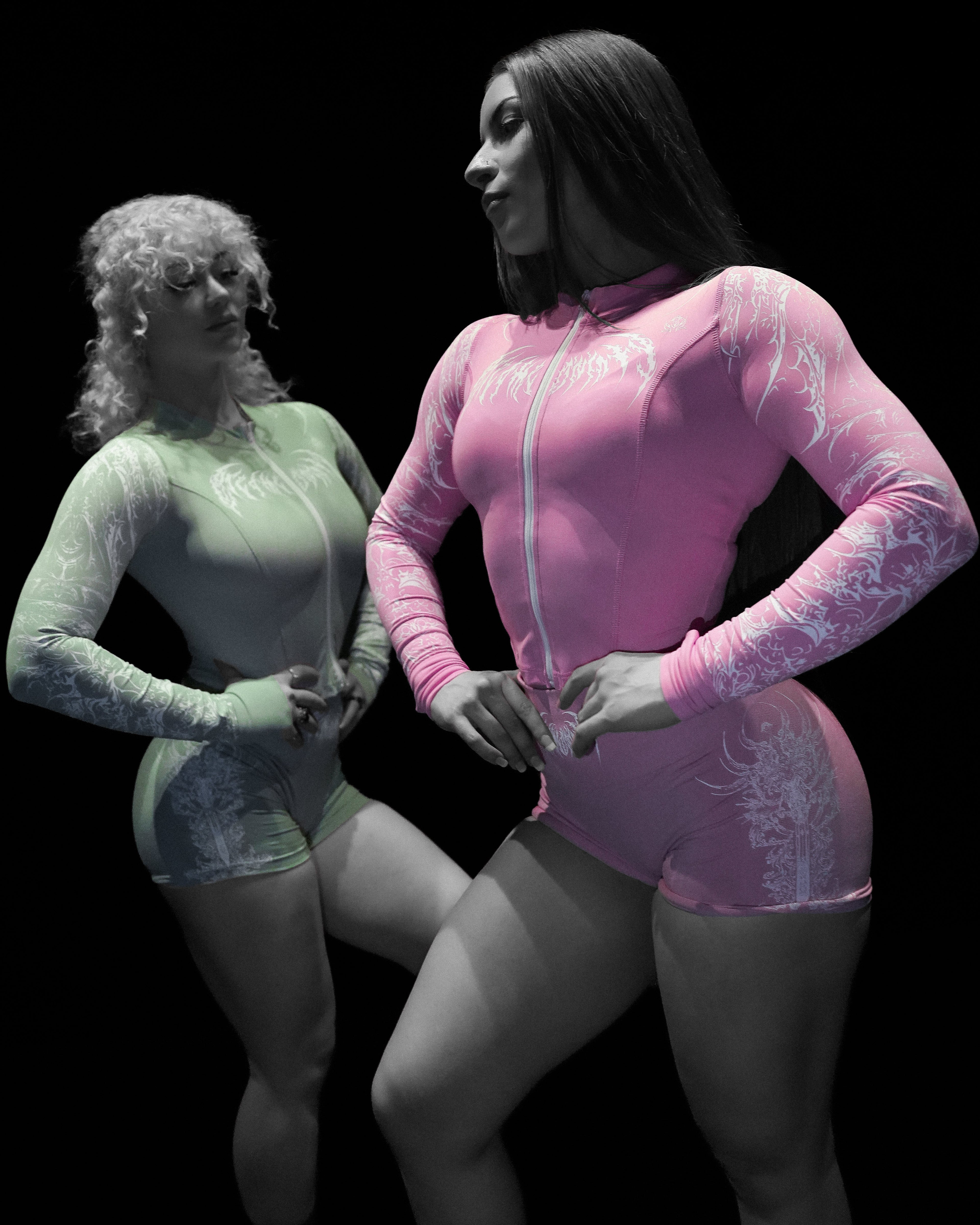 Women's Void Tech™ Cathedral Zip-up Compression Jacket [MATCHA]