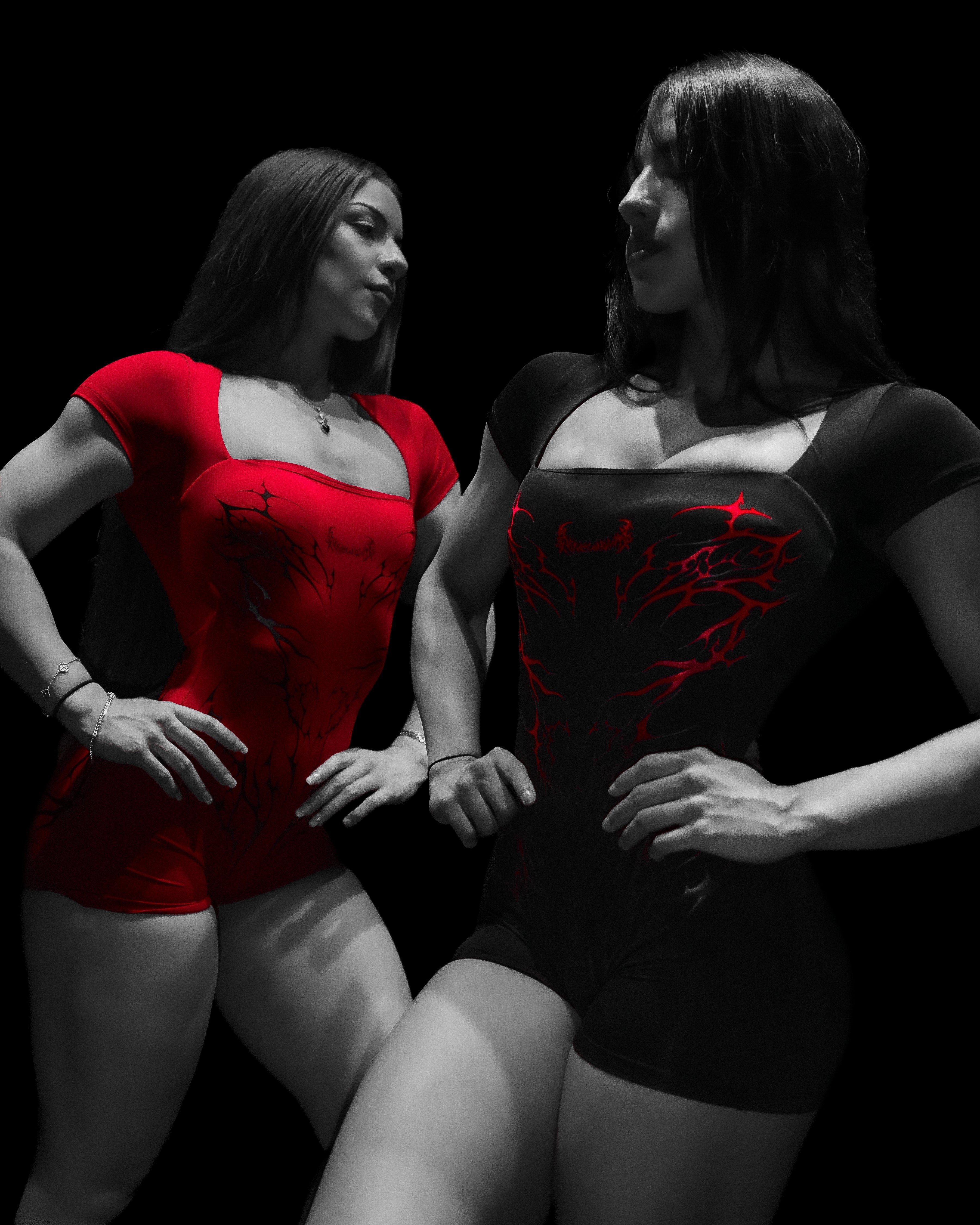 Women's Void Tech™ Cursemark Bodysuit [CRIMSON]