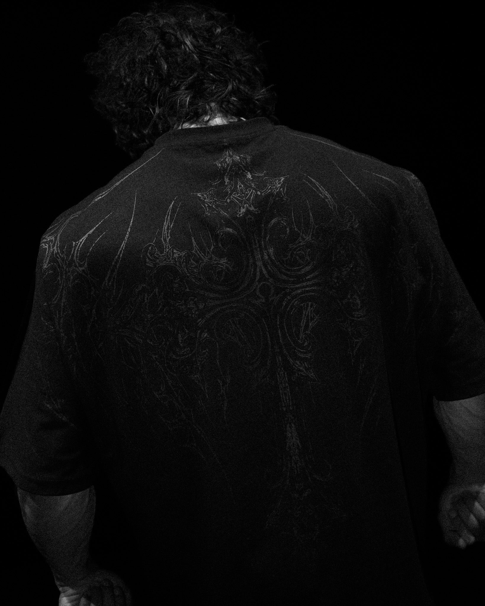 Dark Cathedral Oversized T-shirt [DARKNESS]