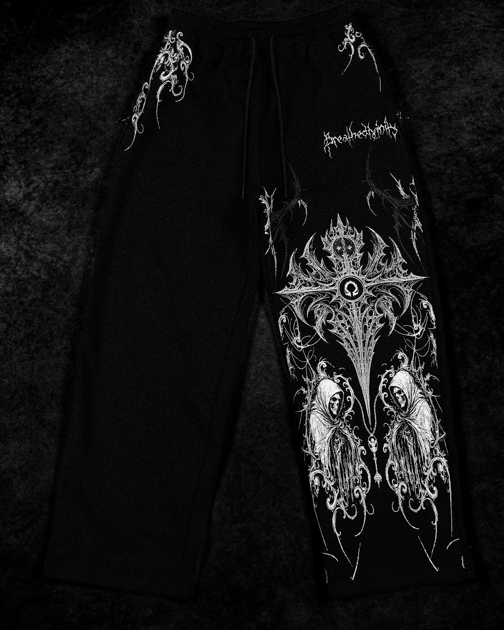 Blood Oath Uncuffed luxury sweatpants [VOID BLACK]