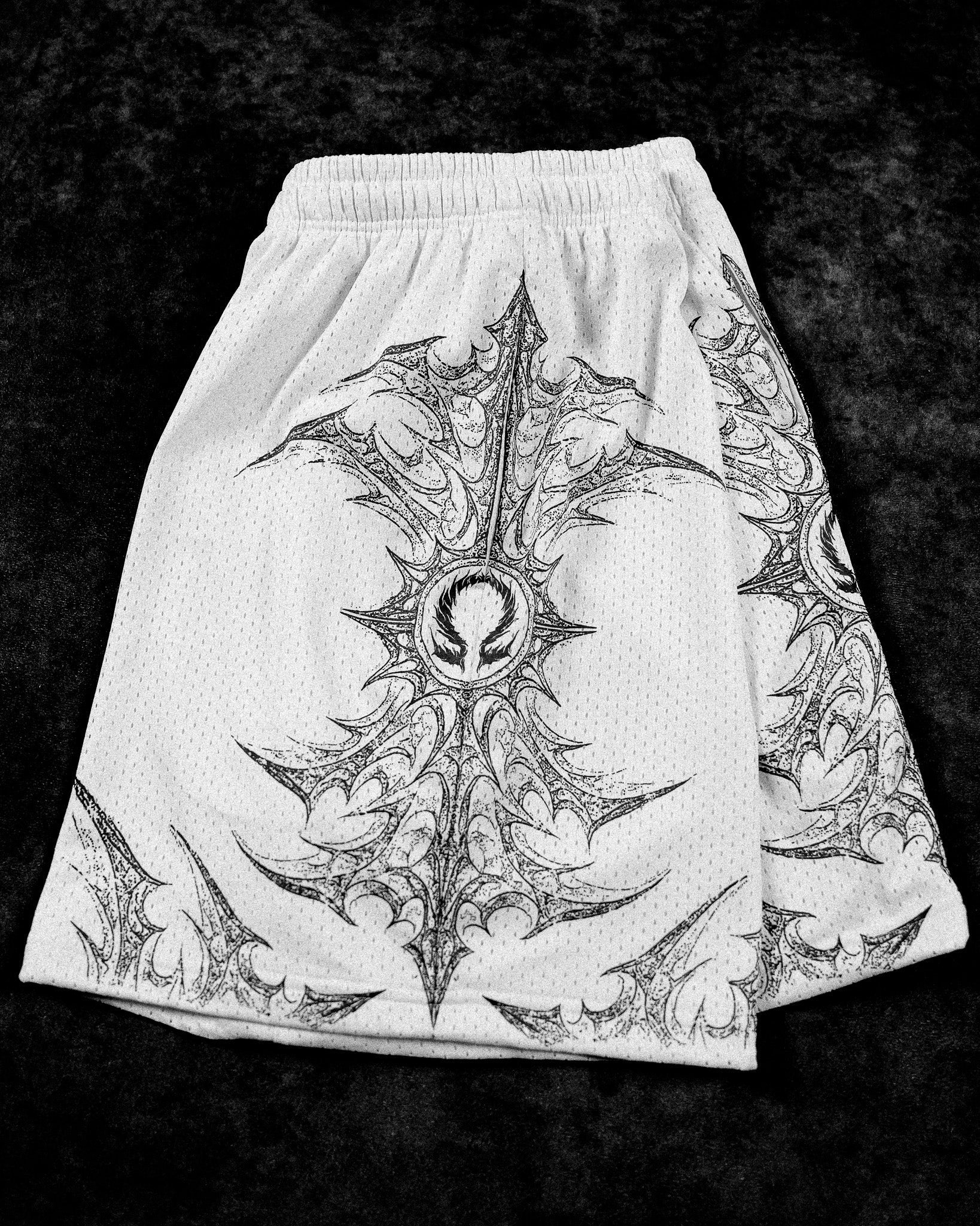 Excalibur Bodybuilding Mesh shorts [DIVINE WHITE]