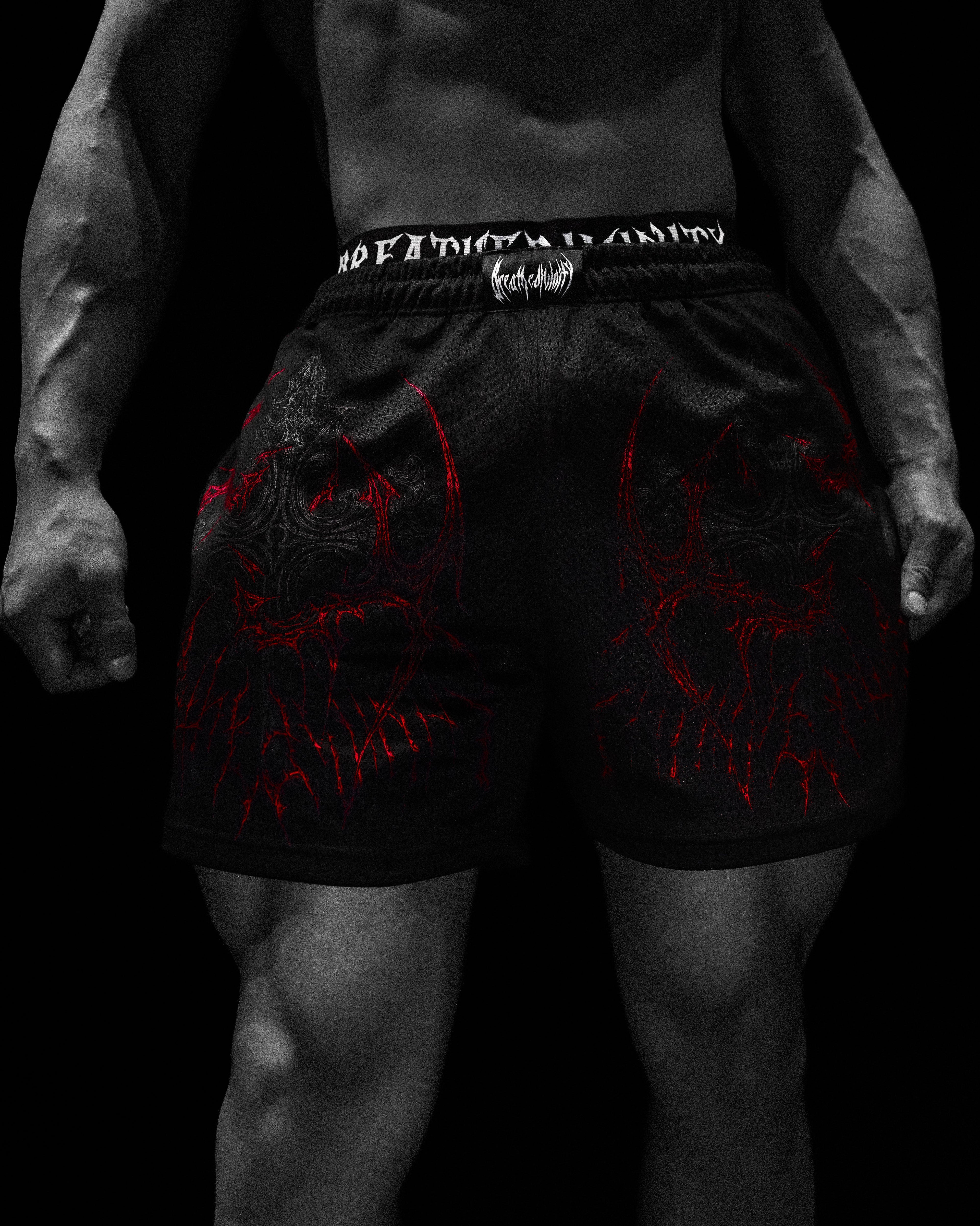 Soul Crest Bodybuilding Mesh shorts [NIGHTMARE]
