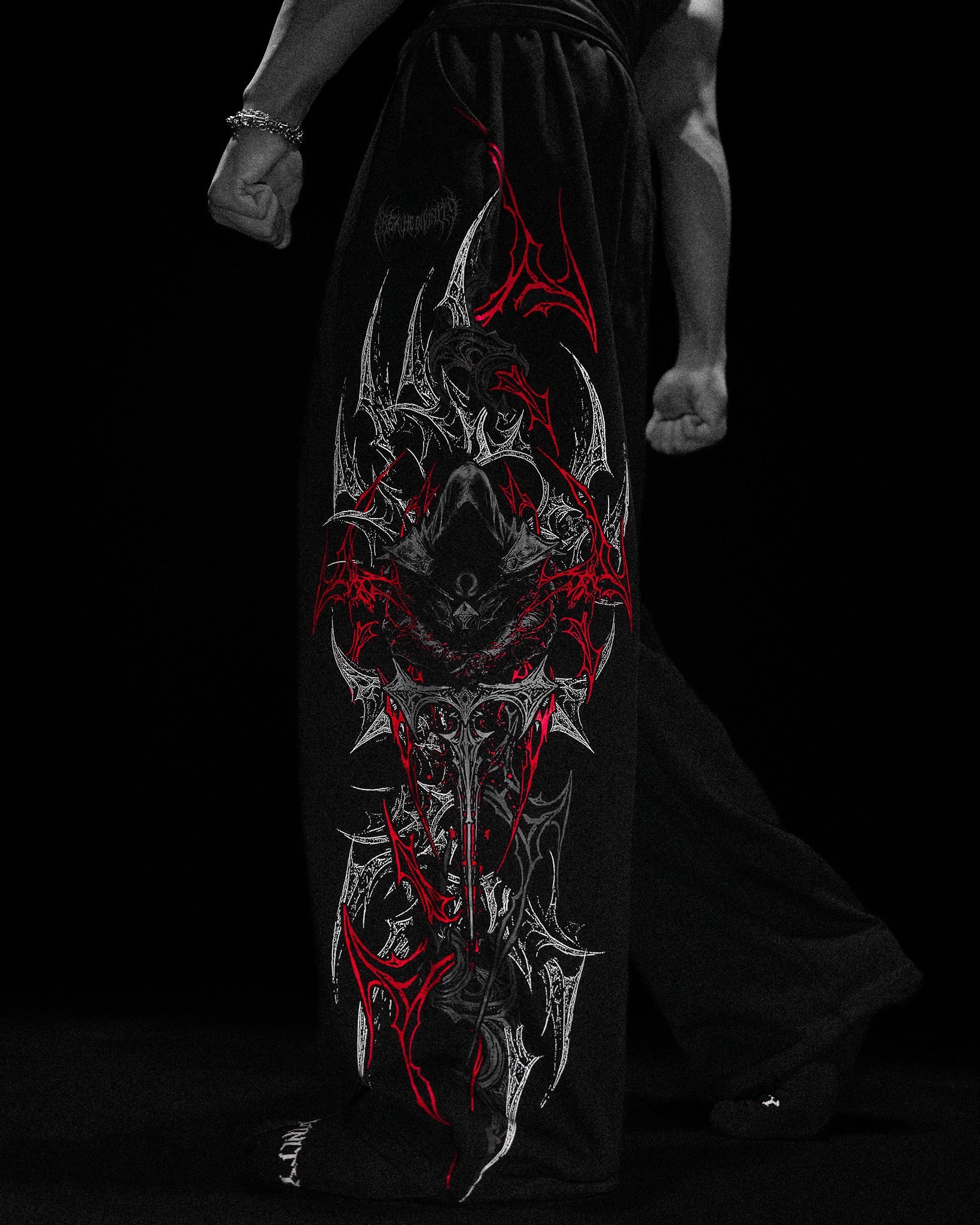 Banana Shape Deathkeeper Uncuffed sweatpants [NIGHTMARE]