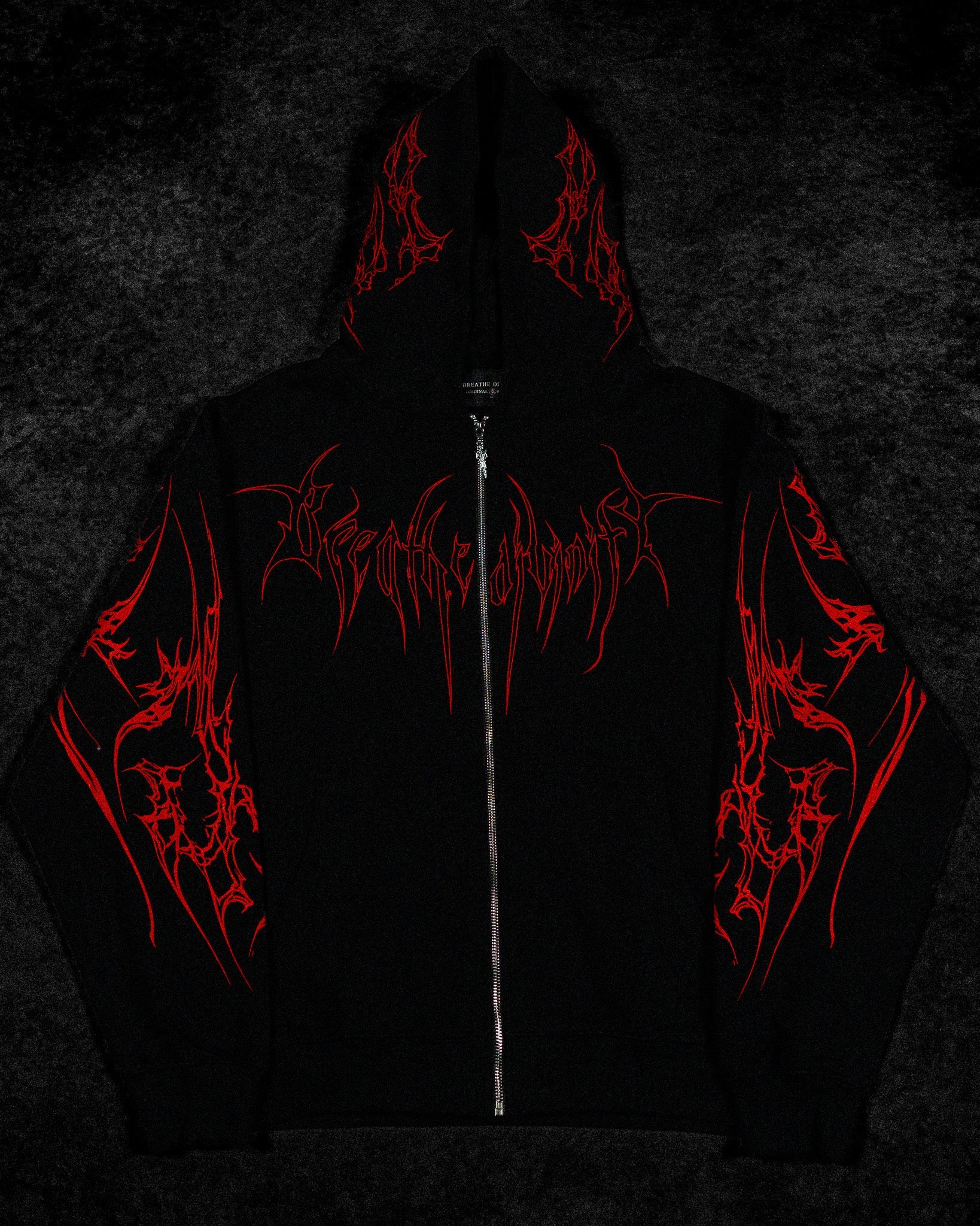 Kingslayer Oversized Zip-up hoodie [RAGE]