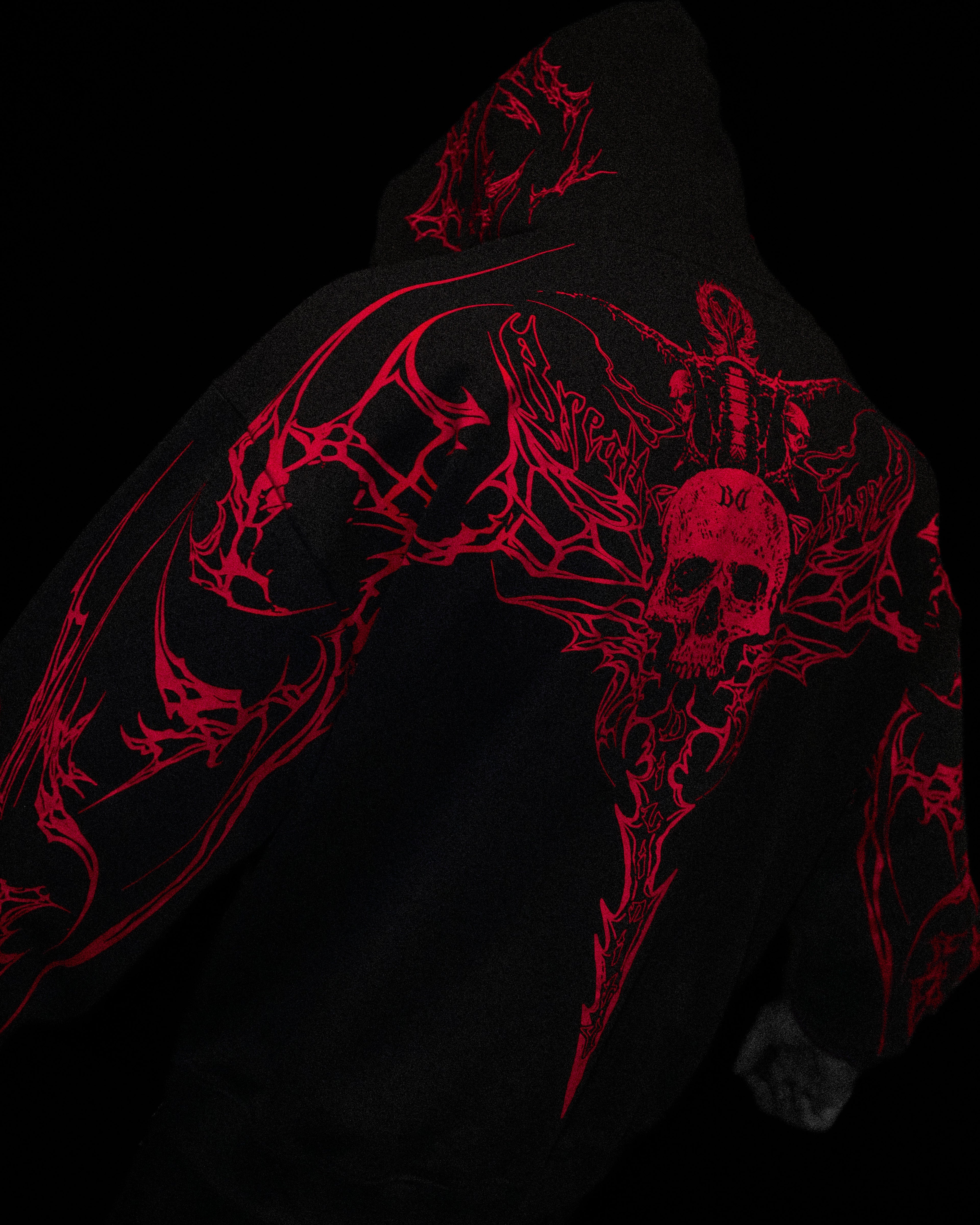 Kingslayer Oversized Zip-up hoodie [RAGE]