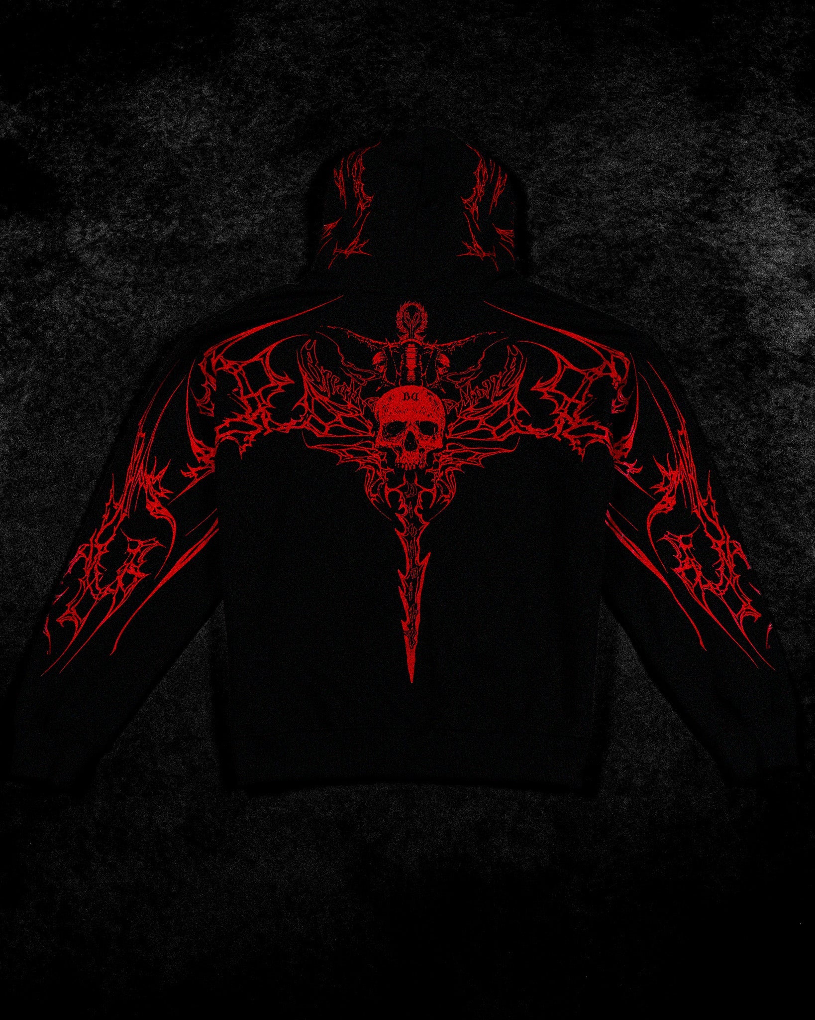 Kingslayer Oversized Zip-up hoodie [RAGE]
