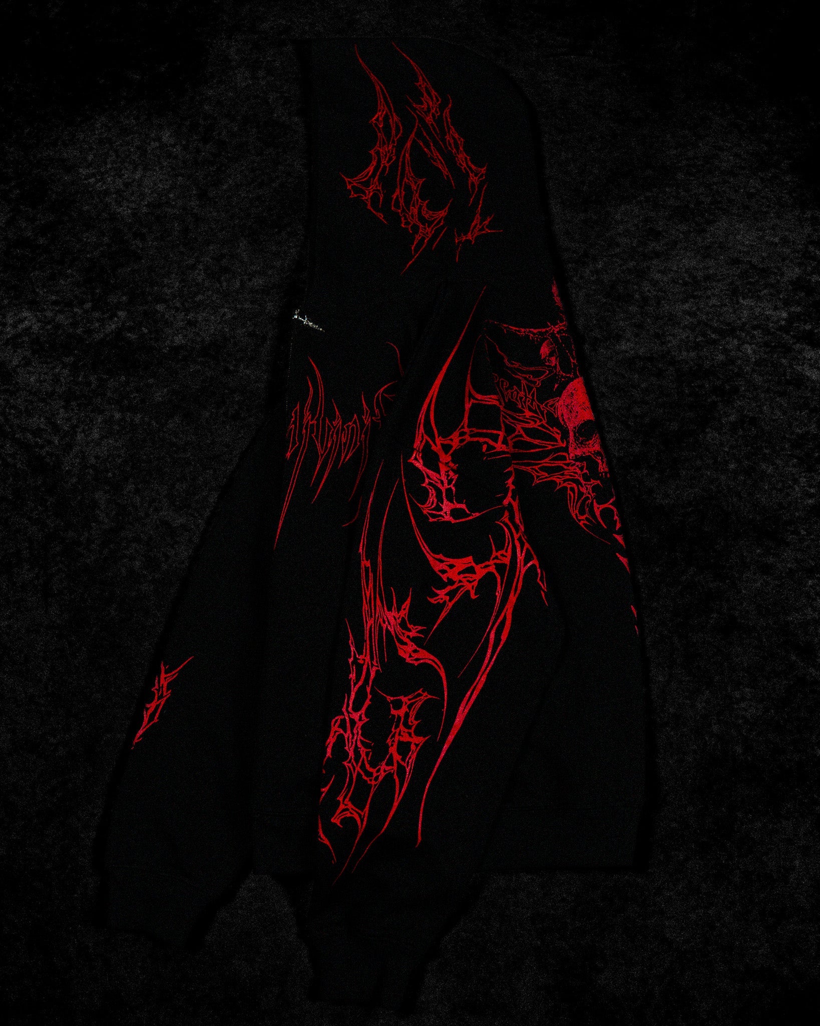 Kingslayer Oversized Zip-up hoodie [RAGE]