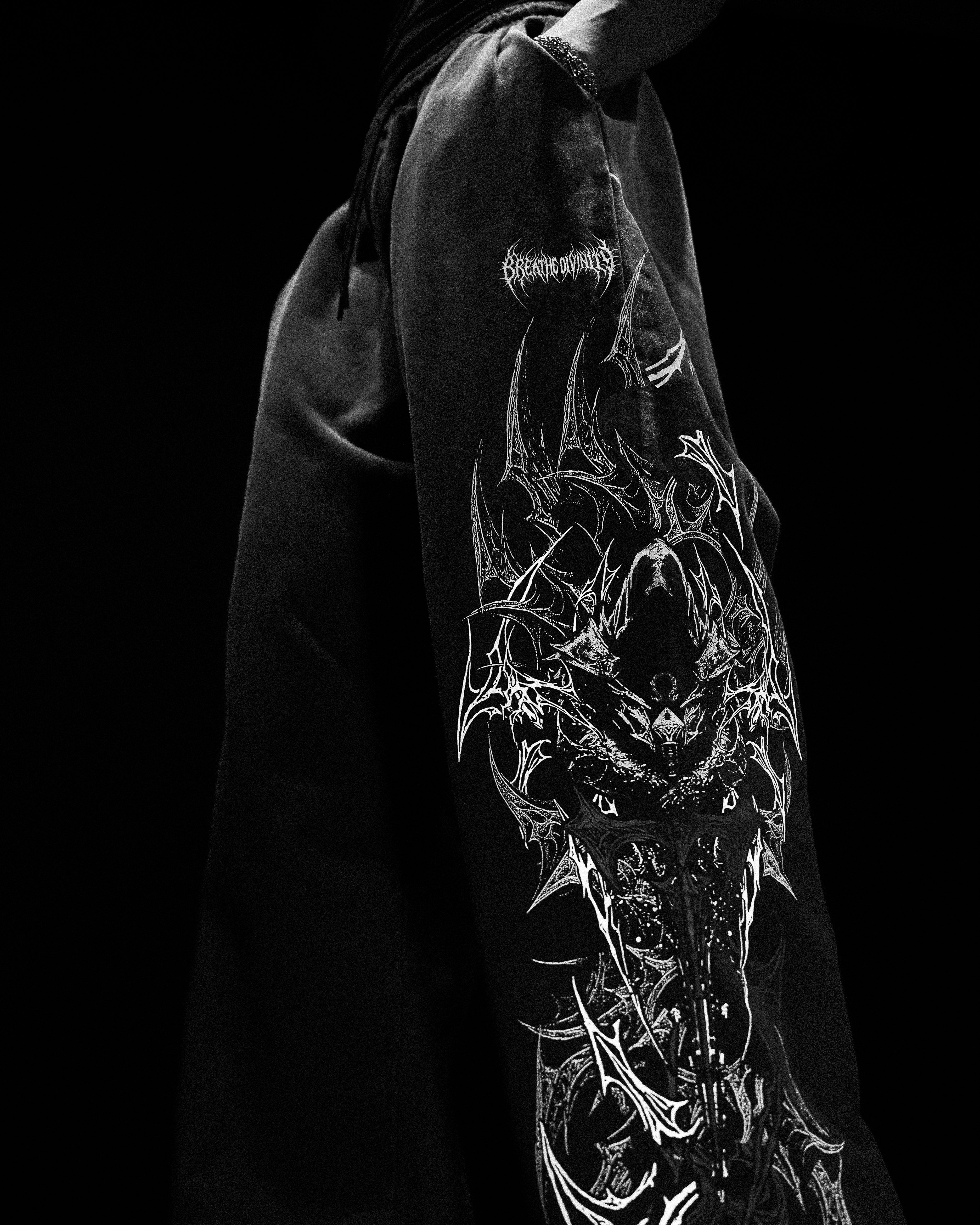 Banana Shape Deathkeeper Uncuffed sweatpants [SMOKE]