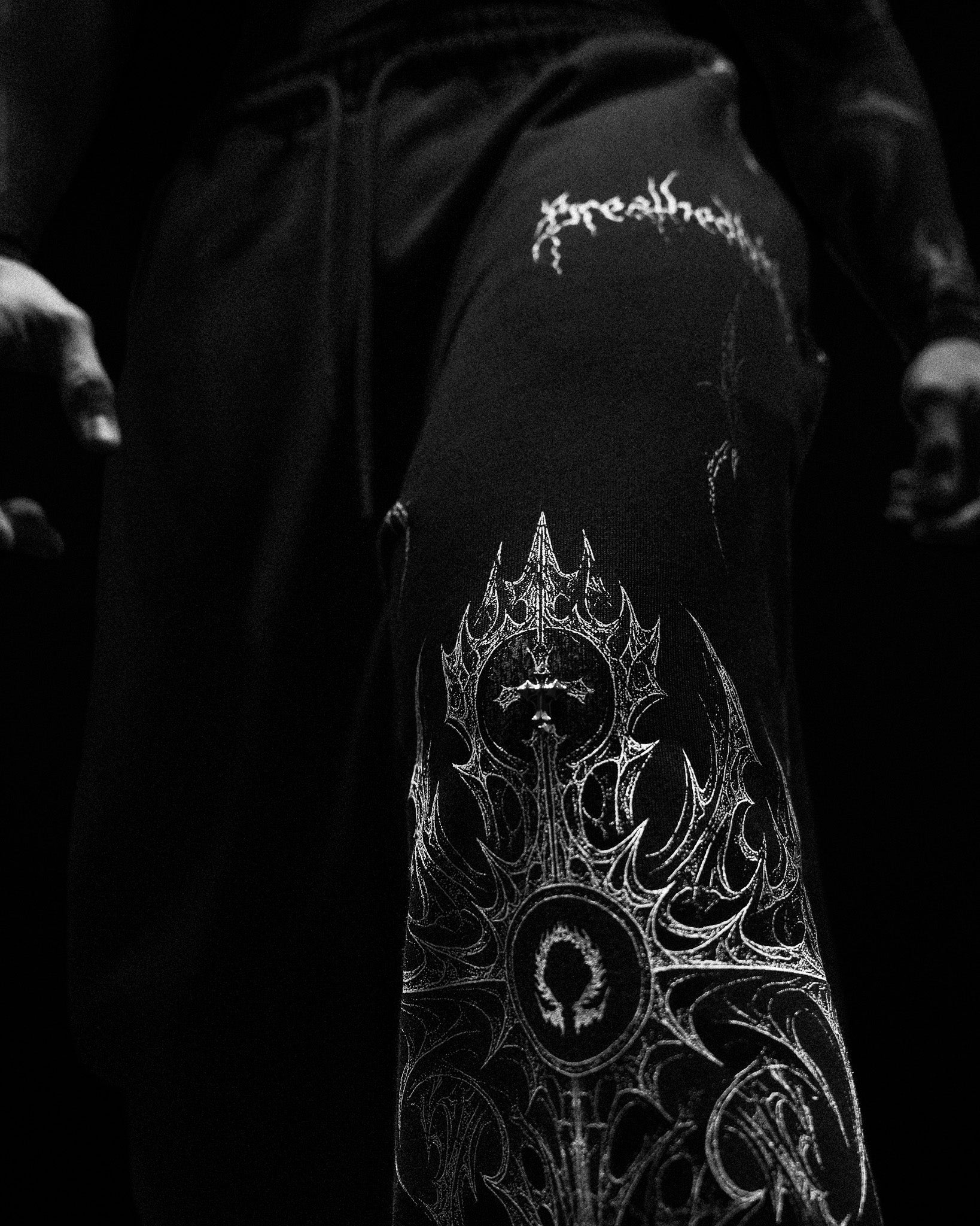 Blood Oath Uncuffed luxury sweatpants [VOID BLACK]