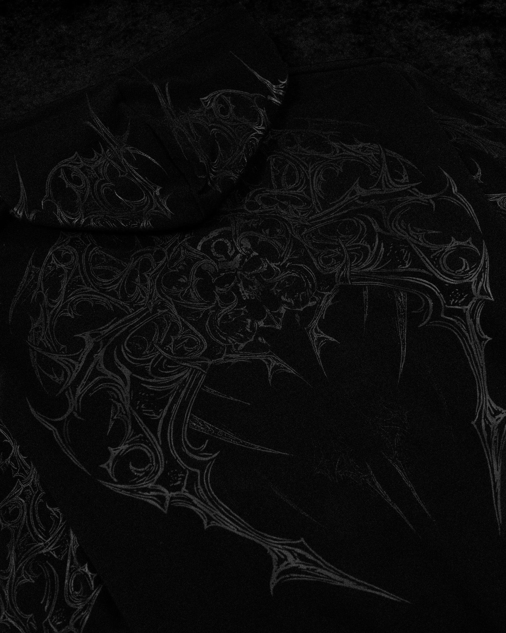 Deathwing Oversized Zip-up Hoodie [DARKNESS]