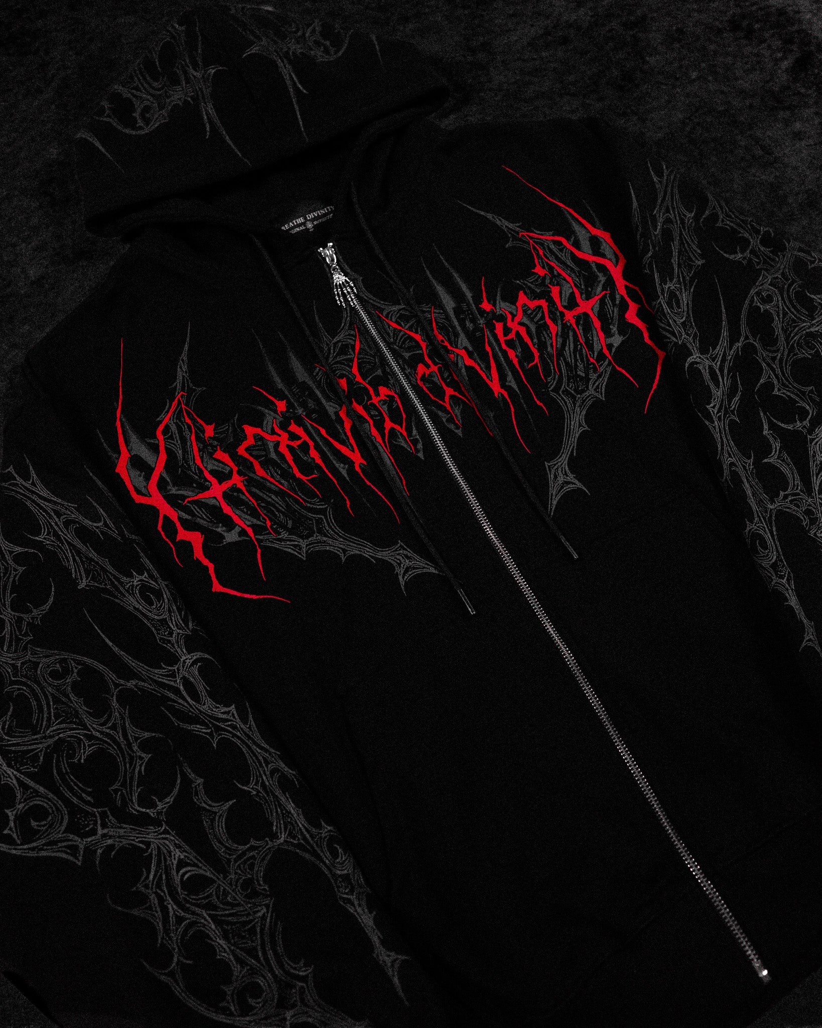 Deathwing Oversized Zip-up Hoodie [NIGHTMARE]