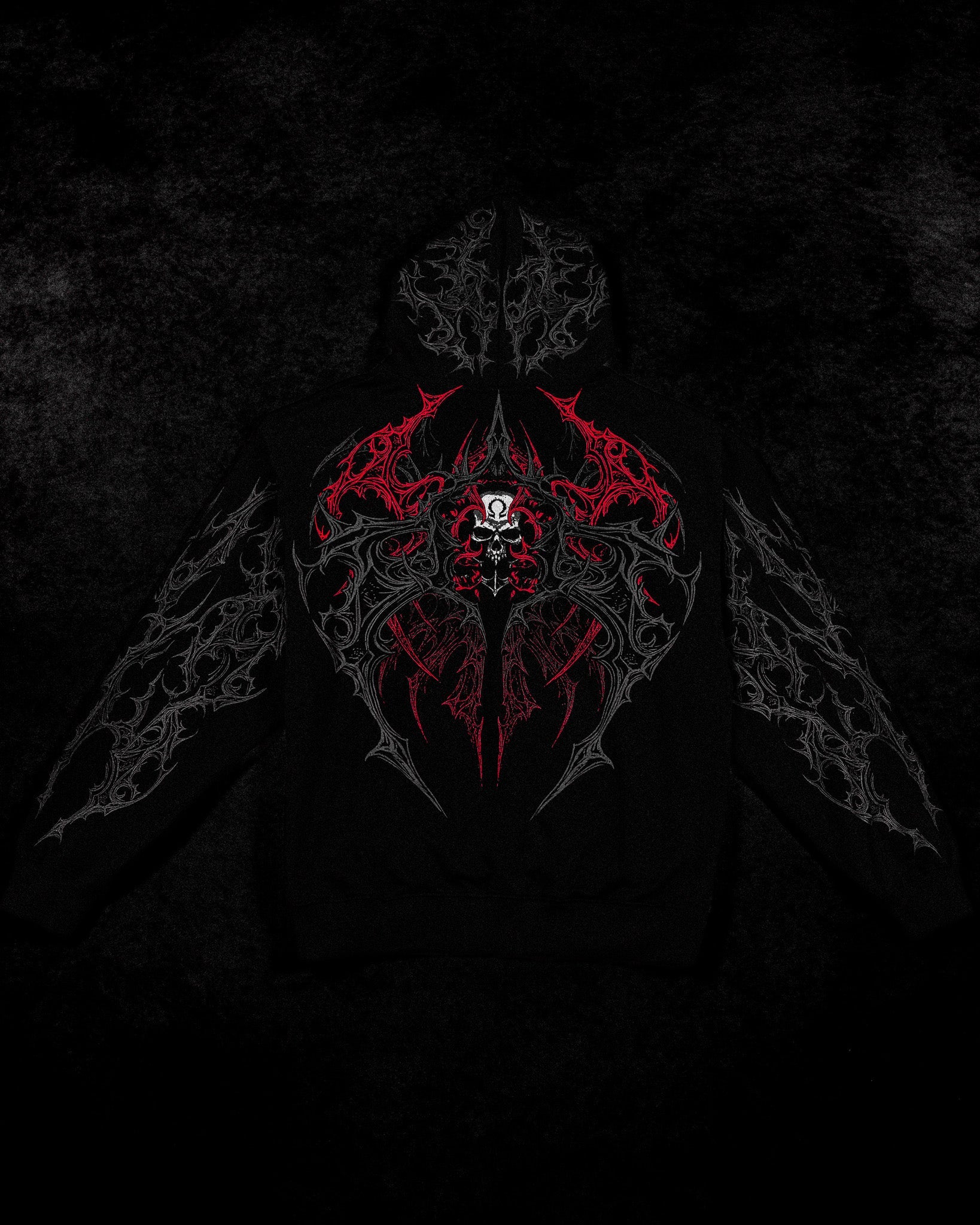 Deathwing Oversized Zip-up Hoodie [NIGHTMARE]