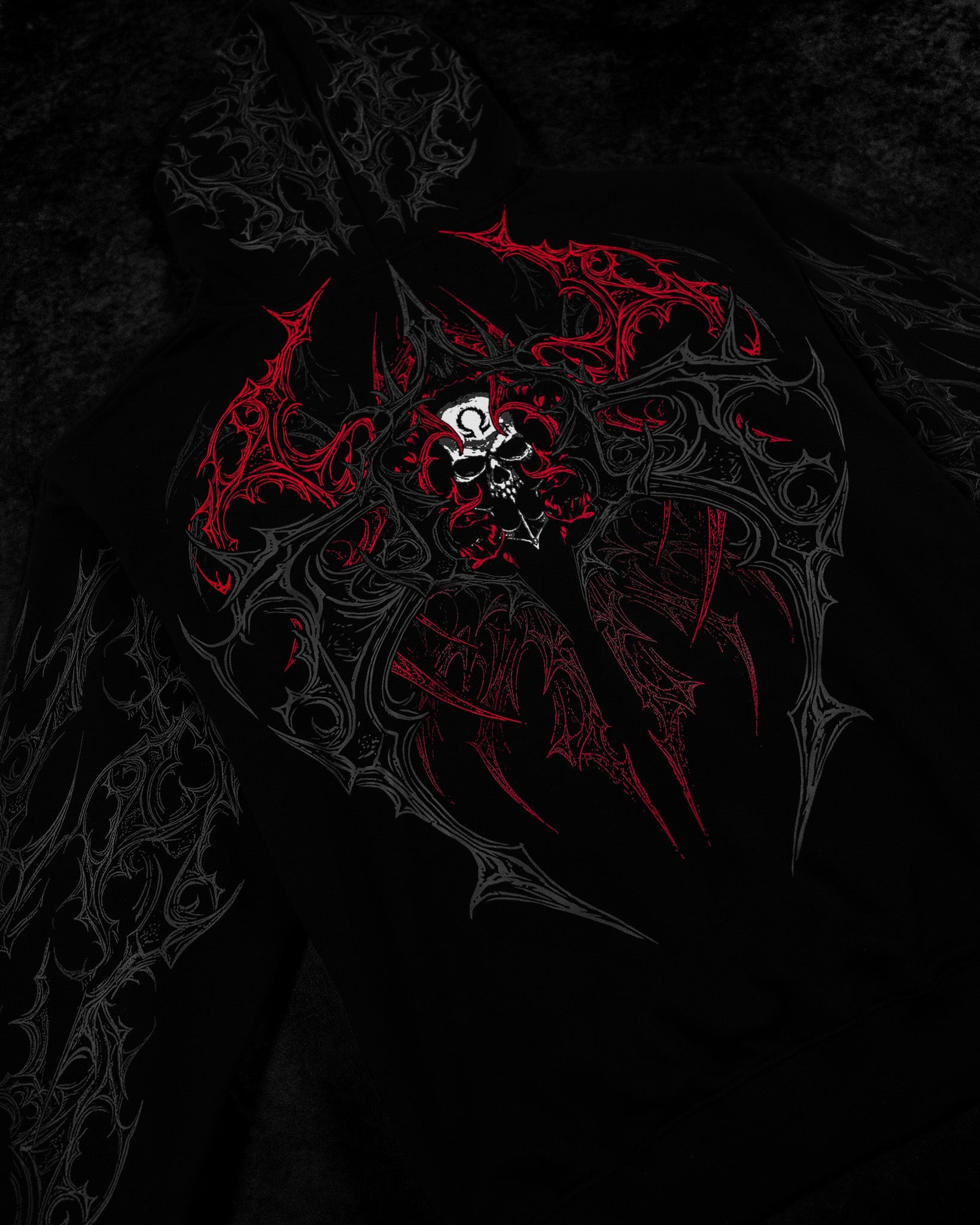 Deathwing Oversized Zip-up Hoodie [NIGHTMARE]