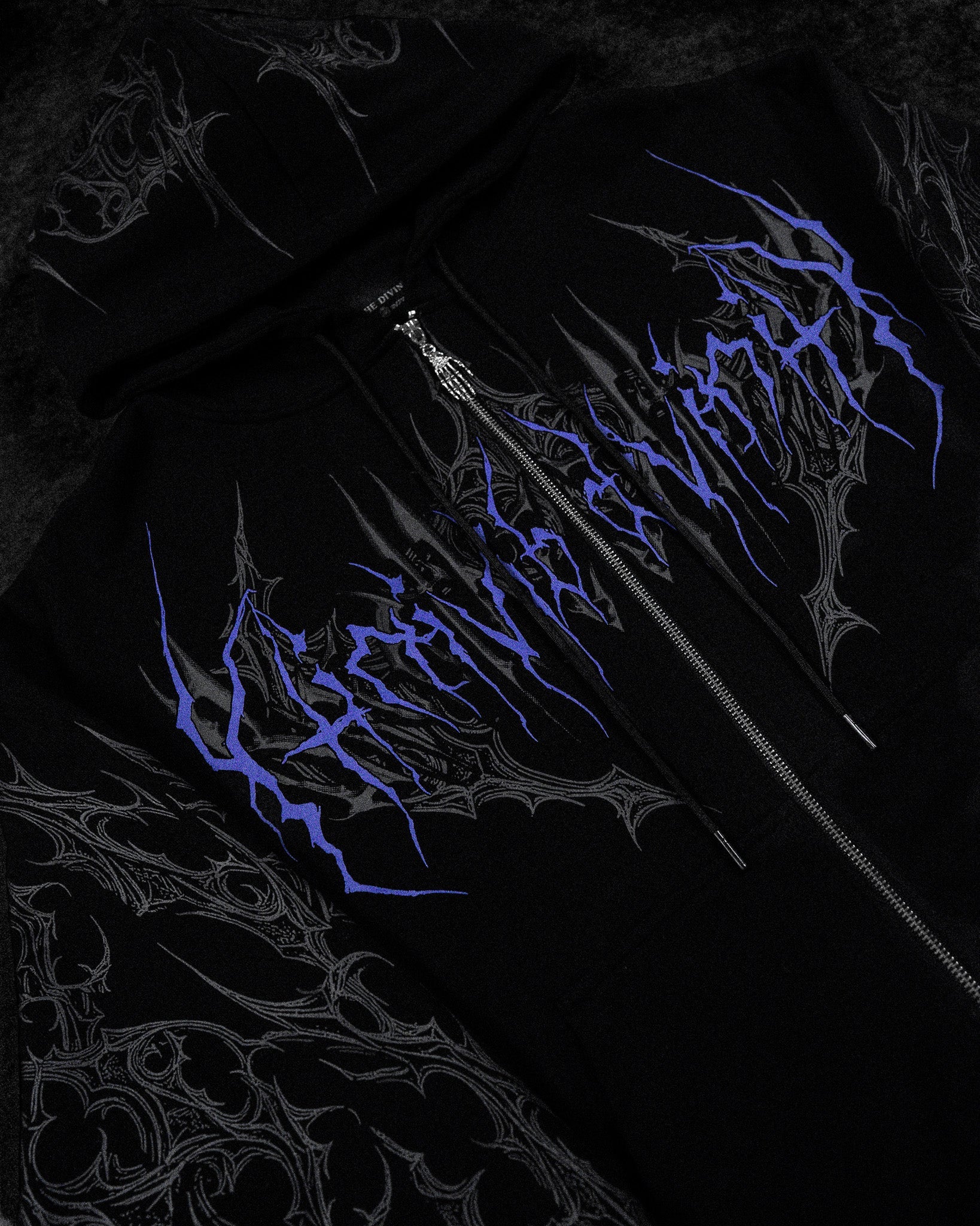 Deathwing Oversized Zip-up Hoodie [DUSK]