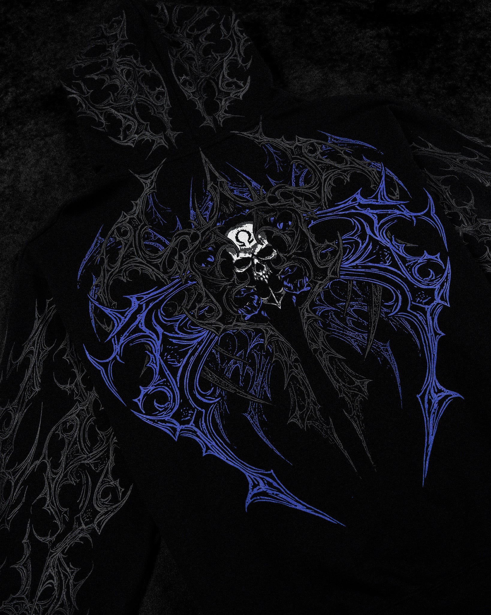 Deathwing Oversized Zip-up Hoodie [DUSK]