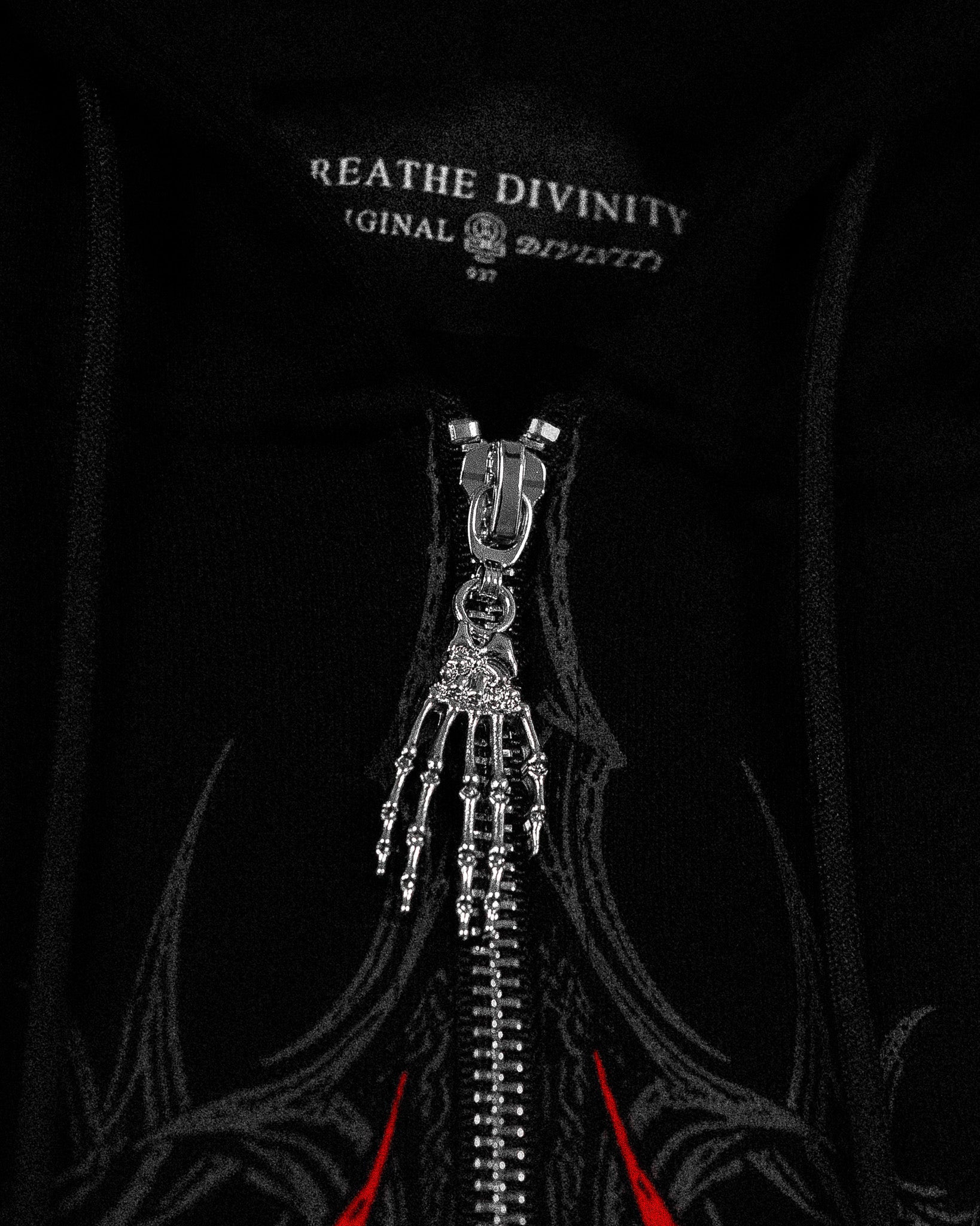 Deathwing Oversized Zip-up Hoodie [NIGHTMARE]
